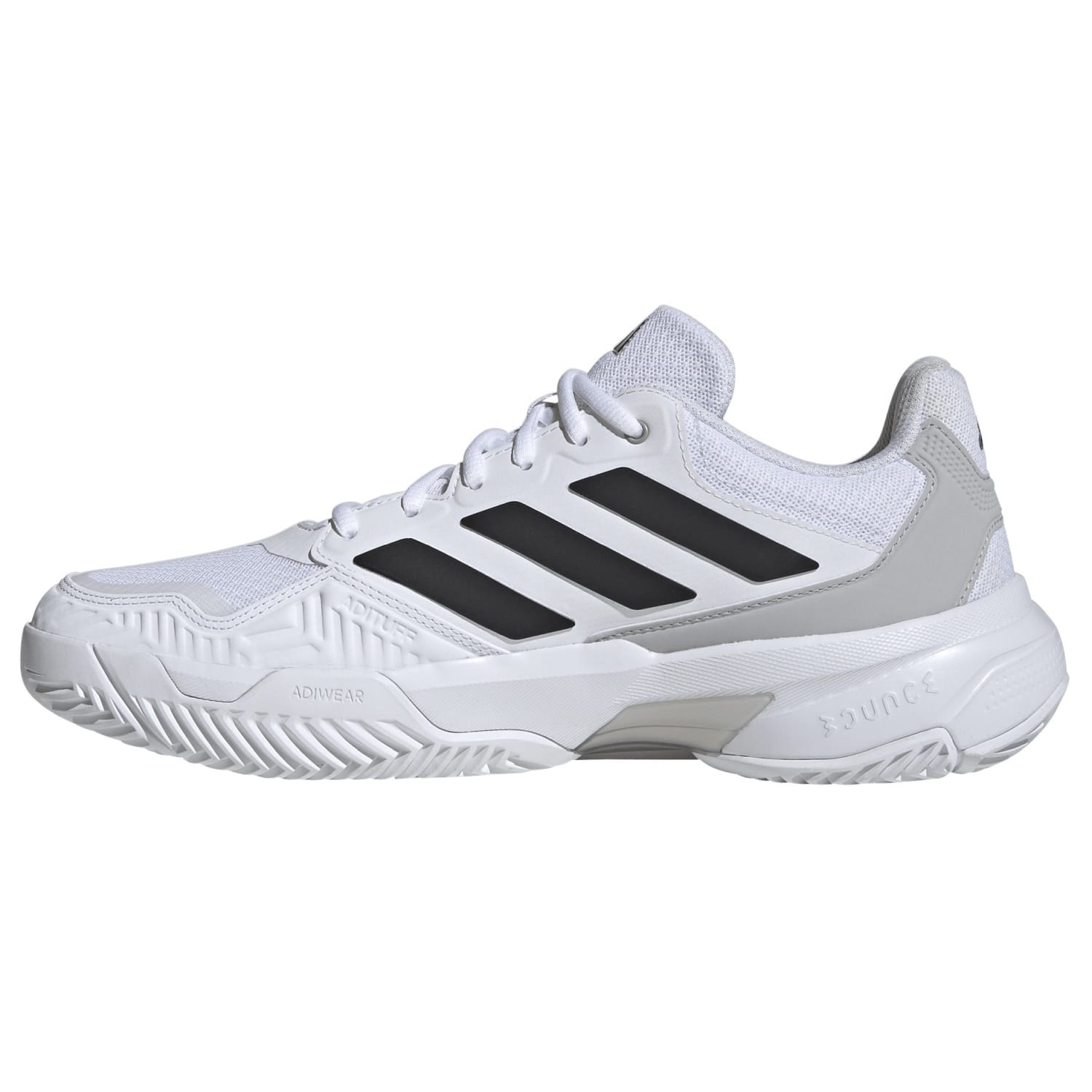 Zapatillas de tenis de hombre COURTJAM CONTROL adidas - Blanco / Negro Blanco / Negro-3
