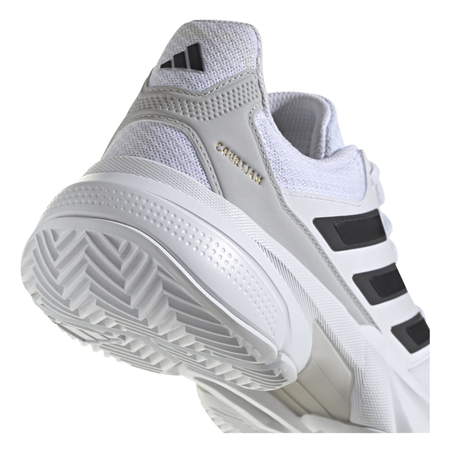 Zapatillas de tenis de hombre COURTJAM CONTROL adidas - Blanco / Negro Blanco / Negro-4