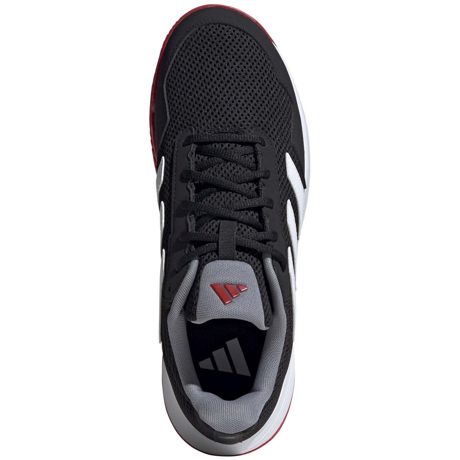 Zapatillas de tenis de hombre Court Spec 2 Tennis Adidas - Negro / Rojo Negro / Rojo-4