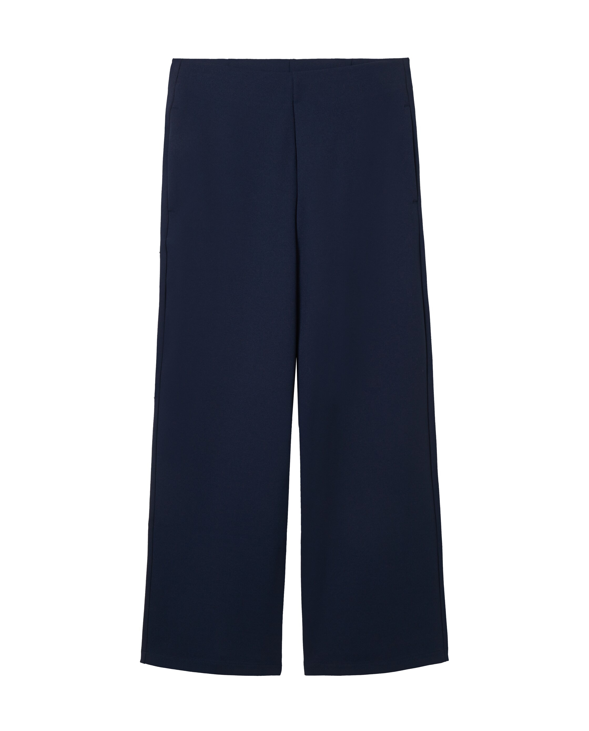 Pantalón culotte de mujer tiro alto - Tom Tailor - Azul marino Azul marino-6