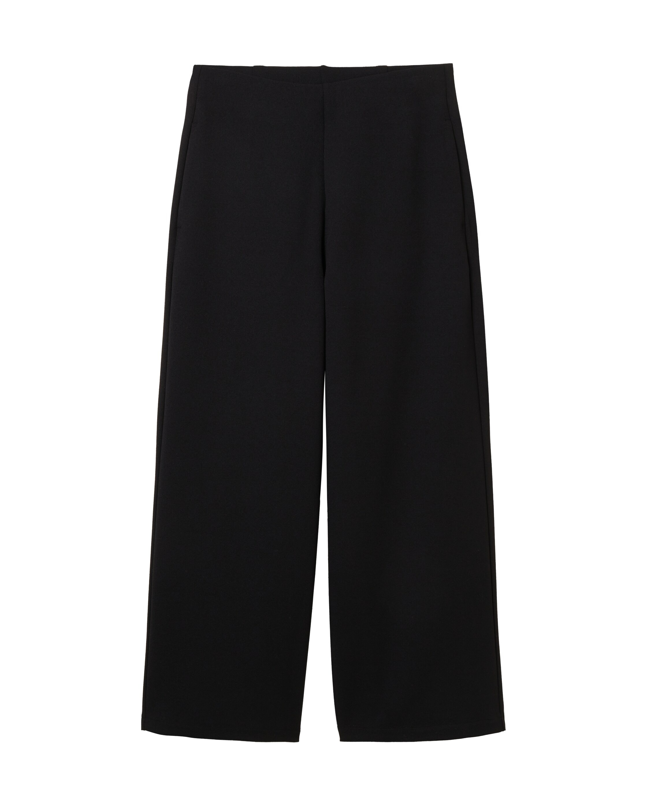 Pantalón culotte de mujer tiro alto - Tom Tailor - Negro Negro-6