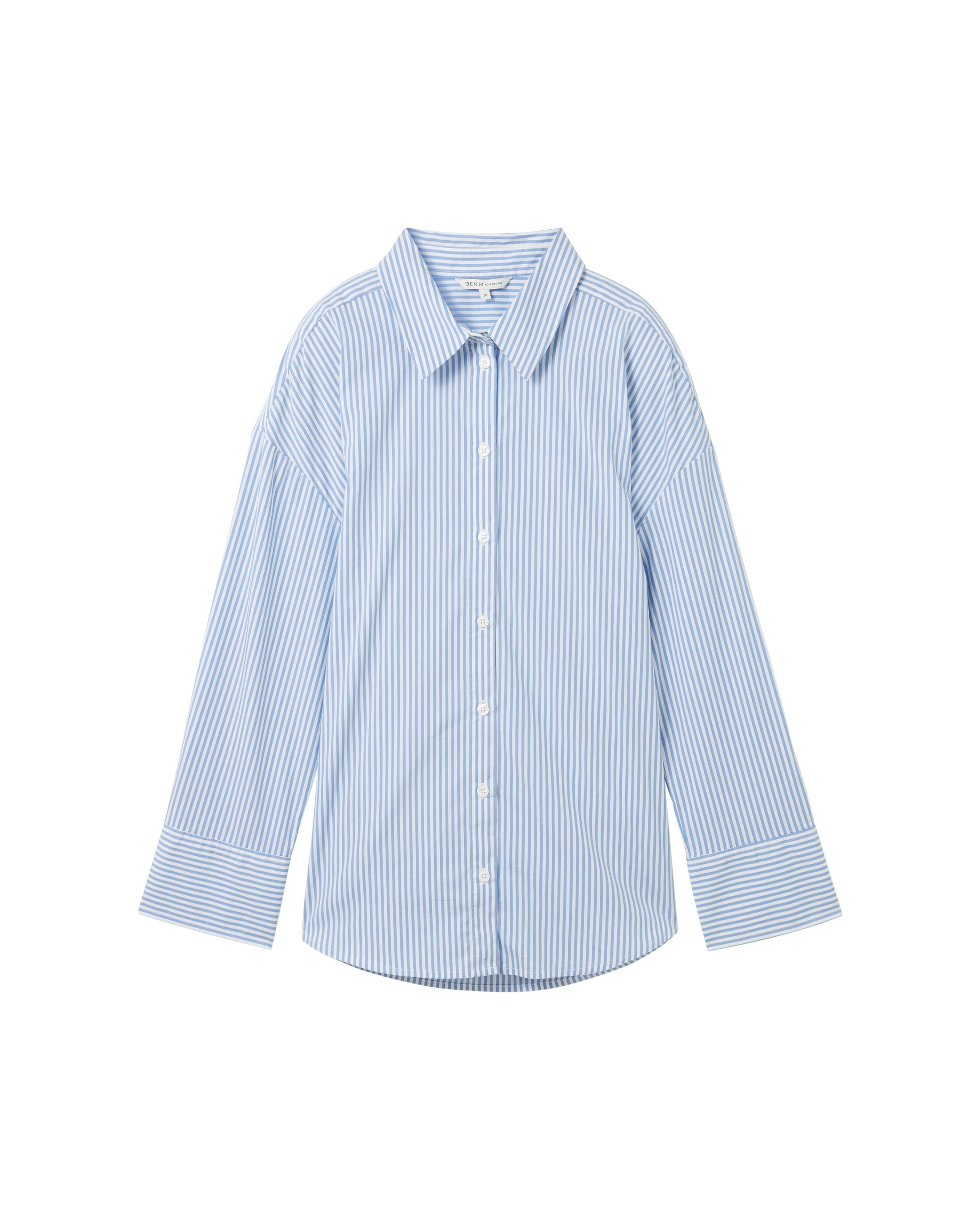 Camisa de mujer de rayas, manga larga - Tom Tailor - Azul / Blanco Azul / Blanco-6