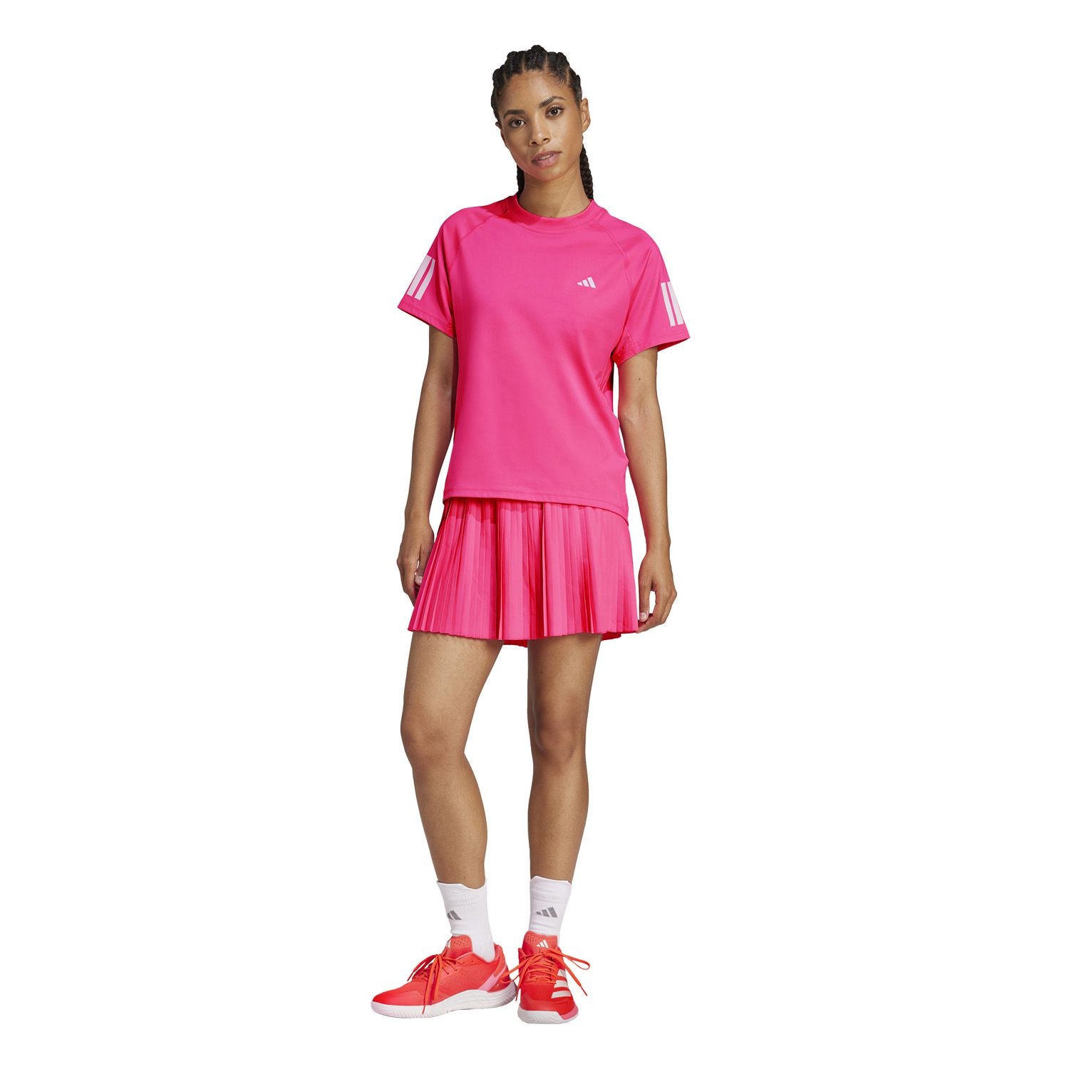 Imagen 4 de Falda de tenis y pádel de mujer CLUB PLEAT adidas - Rosa Rosa