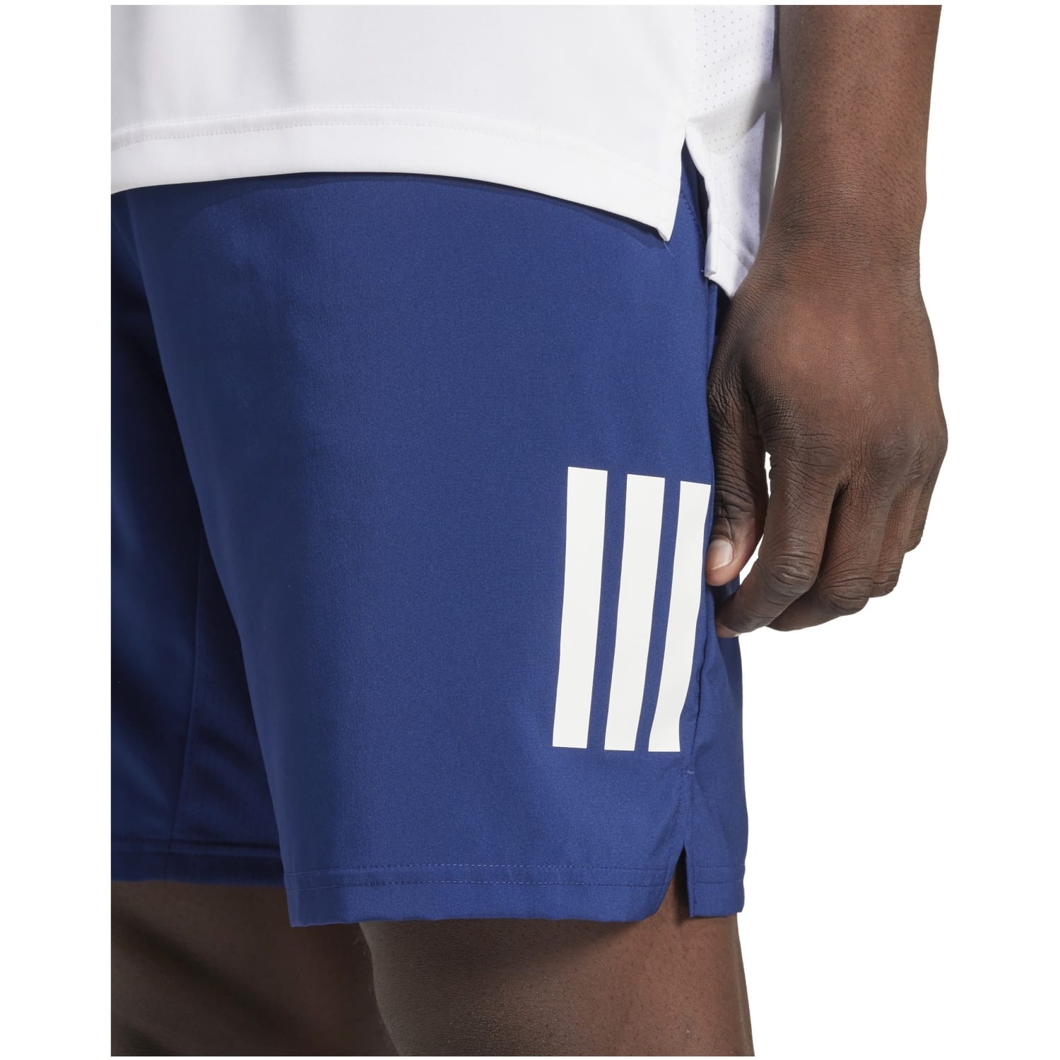 Pantalón corto de tenis y pádel de hombre CLUB 3STR adidas - Azul Azul-4