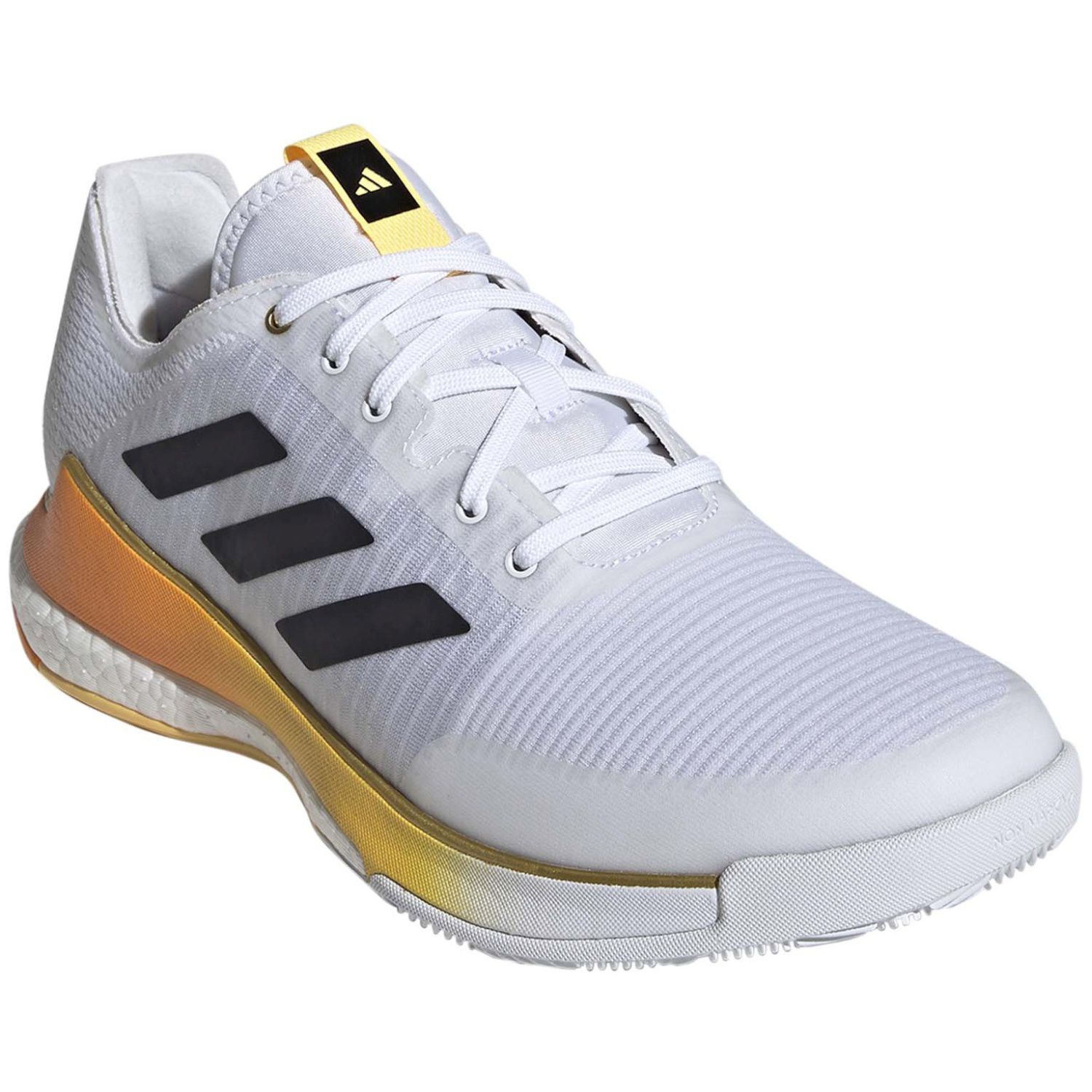 Zapatillas indoor unisex CRAZYFLIGHT adidas - Blanco / Naranja Blanco / Naranja-4