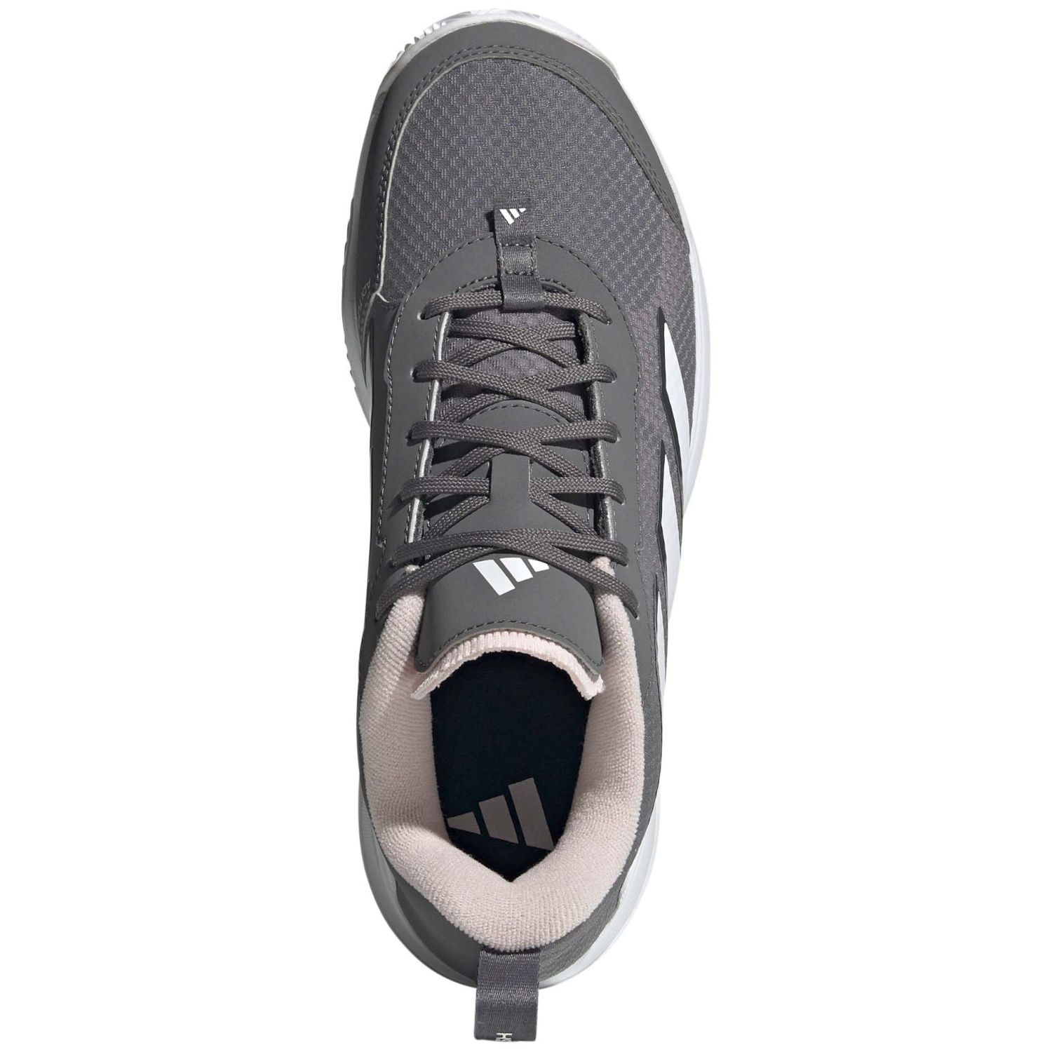 Zapatillas de tenis y pádel de mujer AVAFLASH CLAY adidas - Blanco Gris / Rosa-3
