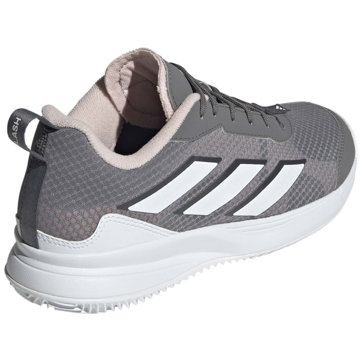 Zapatillas de tenis y pádel de mujer AVAFLASH CLAY adidas - Blanco Gris / Rosa-5