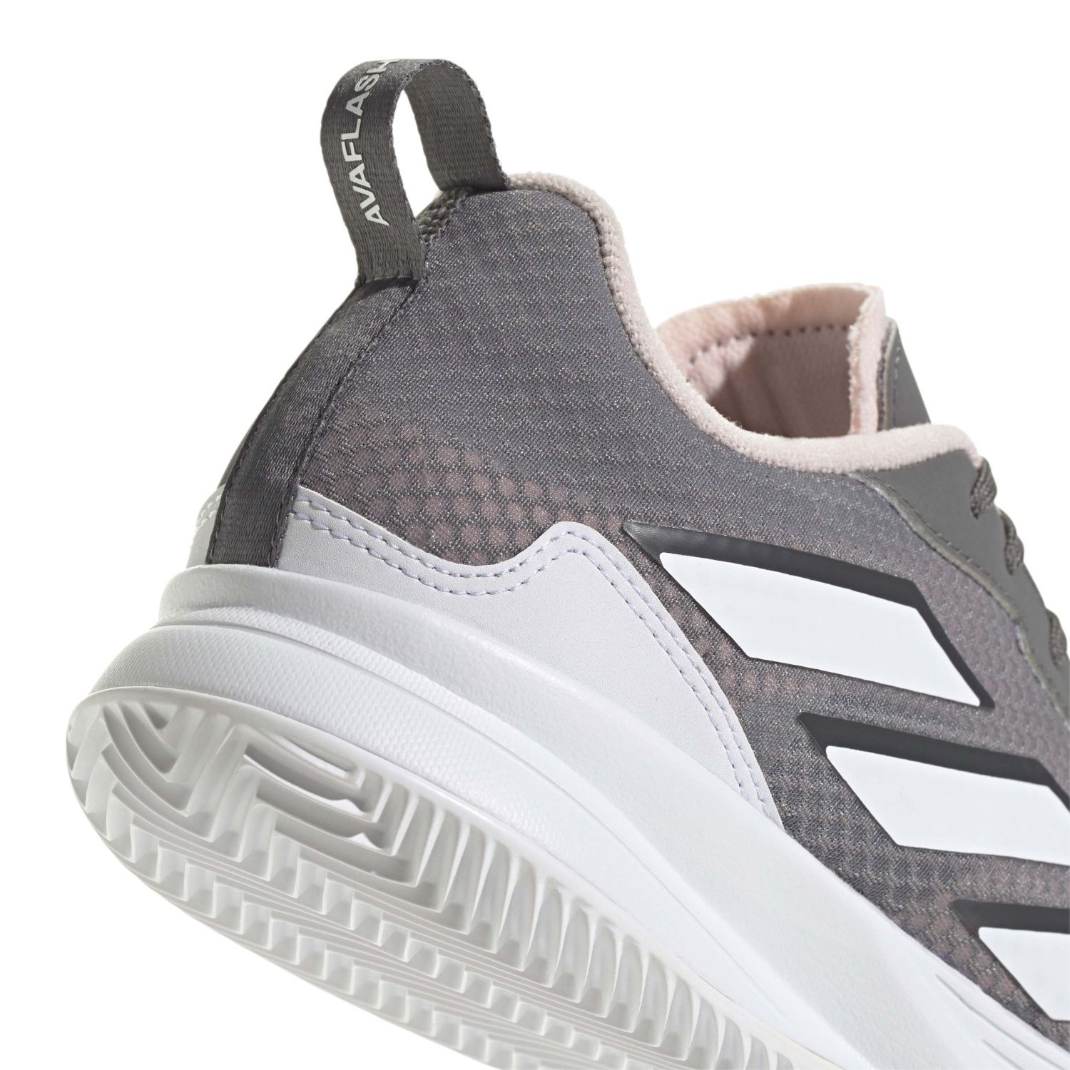 Zapatillas de tenis y pádel de mujer AVAFLASH CLAY adidas - Blanco Gris / Rosa-6
