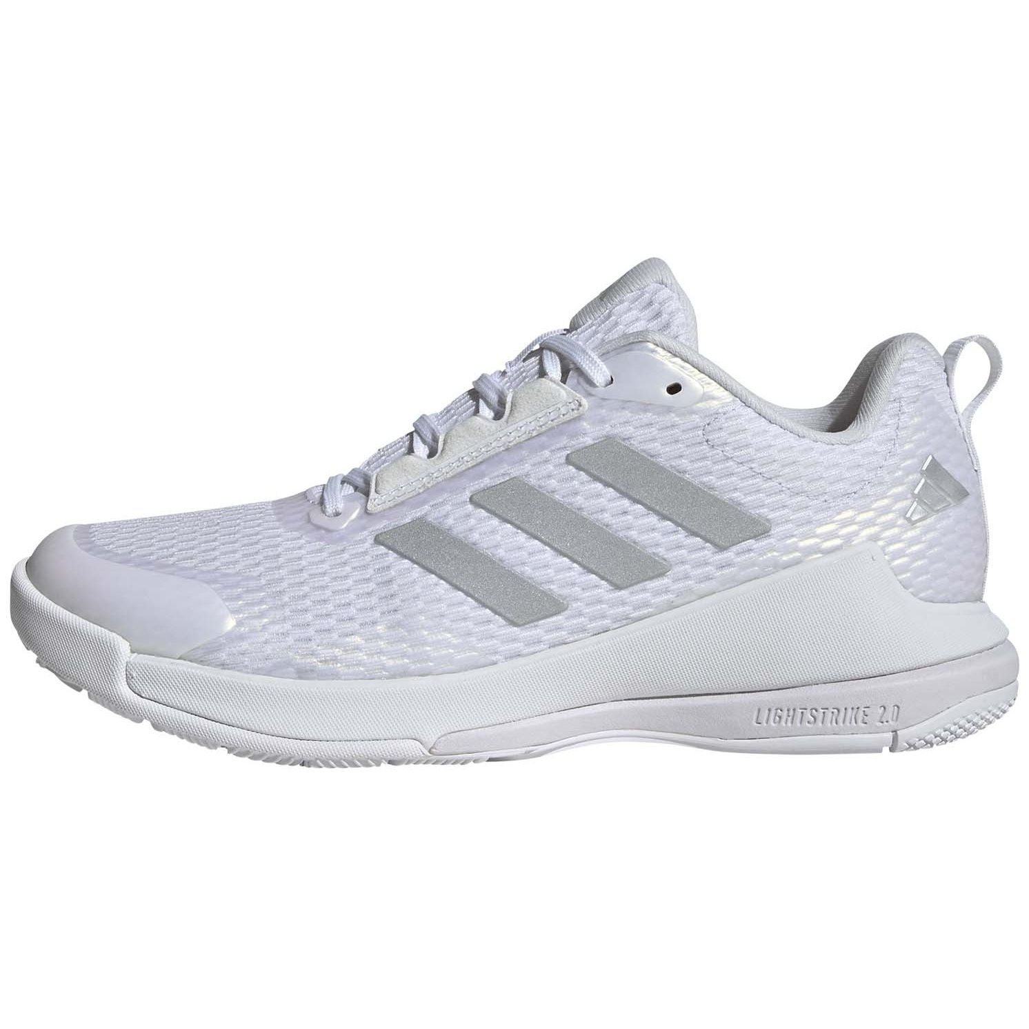 Zapatillas indoor de mujer NOVAFLIGHT 2 adidas - Blanco / Gris Blanco / Gris-7