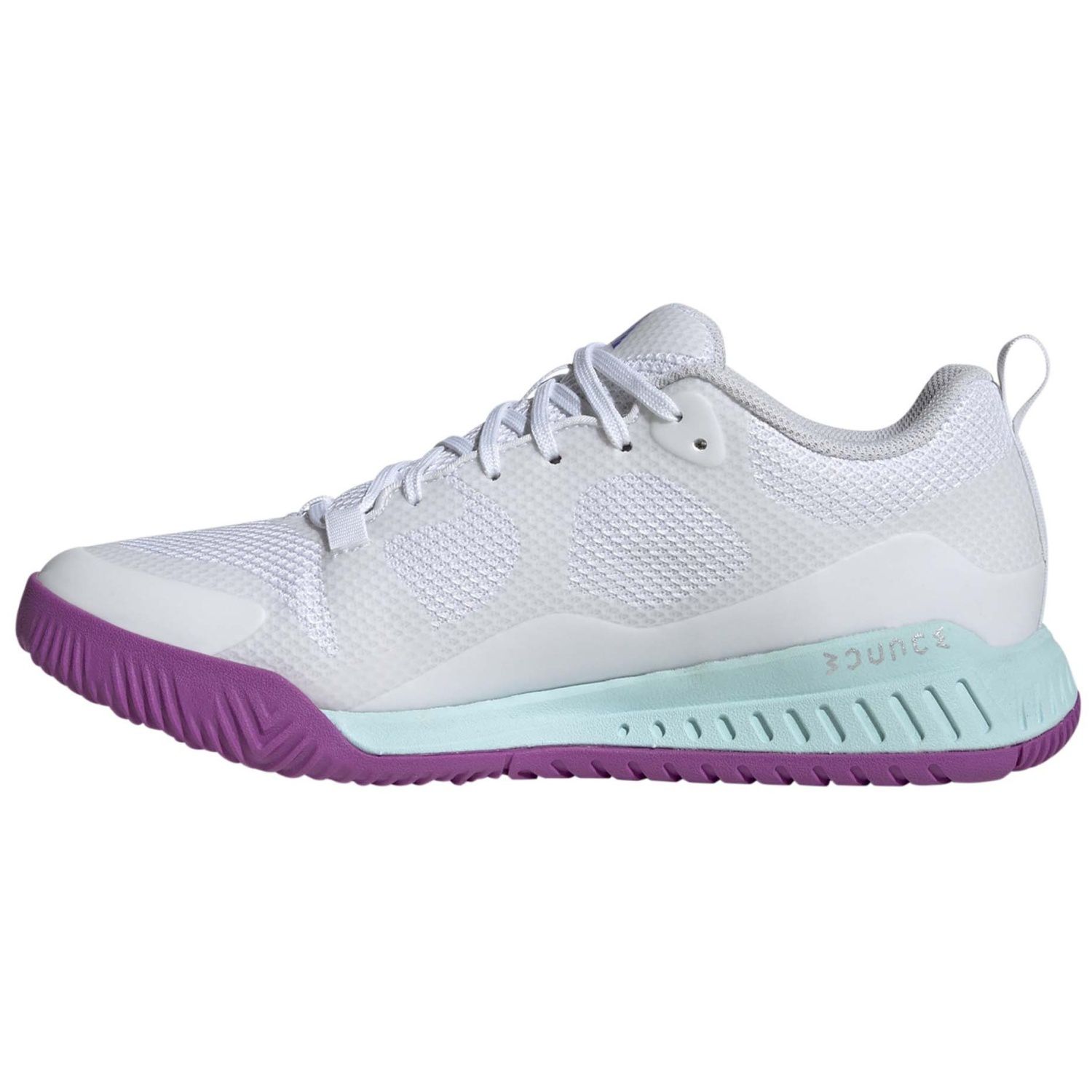 Zapatillas indoor de mujer COURT TEAM BOUNCE 2 adidas - Blanco / Fucsia Blanco / Fucsia-3