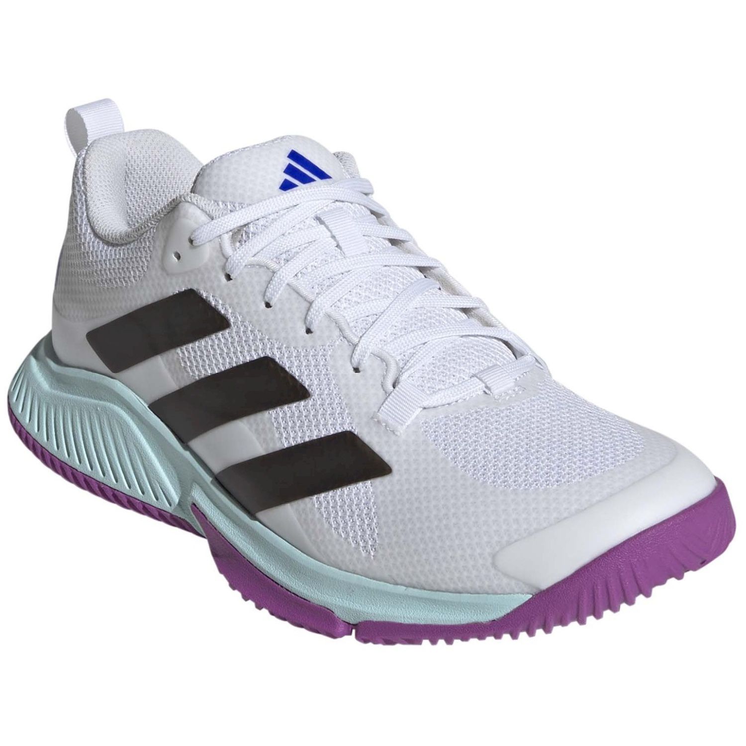 Zapatillas indoor de mujer COURT TEAM BOUNCE 2 adidas - Blanco / Fucsia Blanco / Fucsia-4