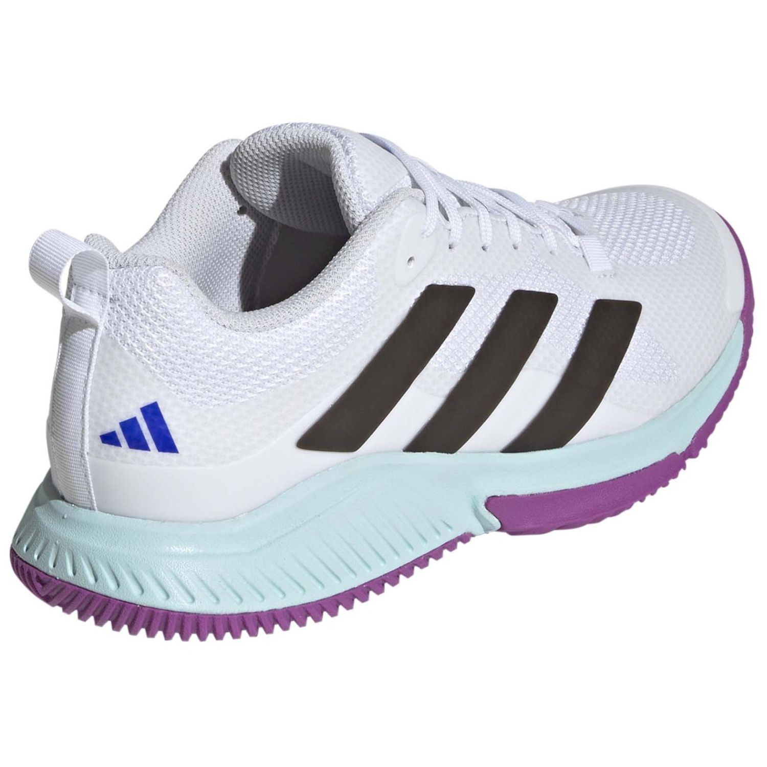 Zapatillas indoor de mujer COURT TEAM BOUNCE 2 adidas - Blanco / Fucsia Blanco / Fucsia-5