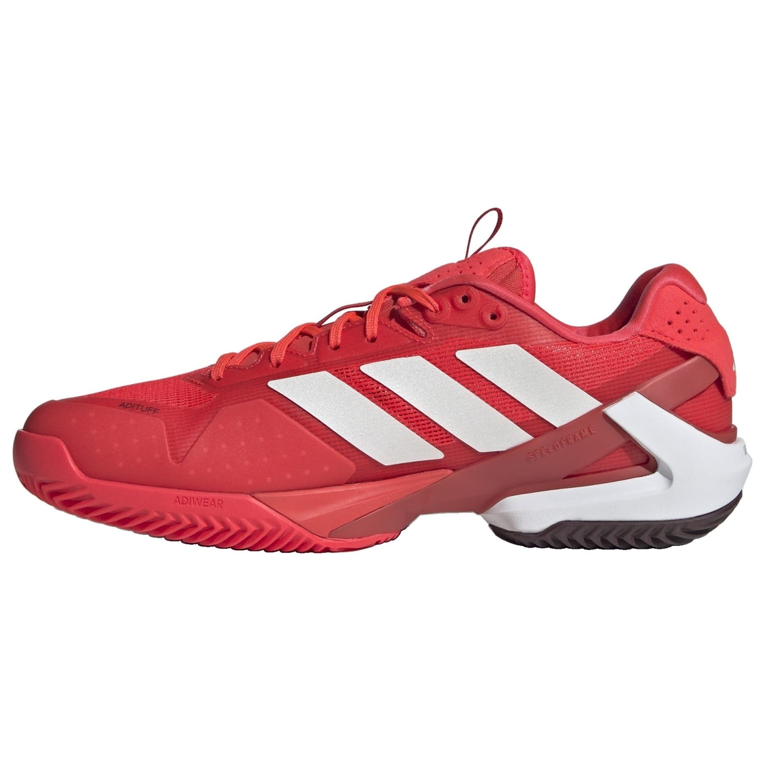 Zapatillas de tenis y pádel de hombre ADIZERO UBERSONIC 5 CL adidas - Rojo Rojo-4