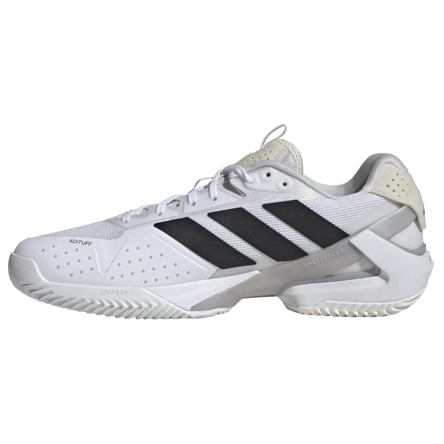 Zapatillas de tenis y pádel de hombre ADIZERO UBERSONIC 5 CL adidas - Blanco / Negro Blanco / Negro-4