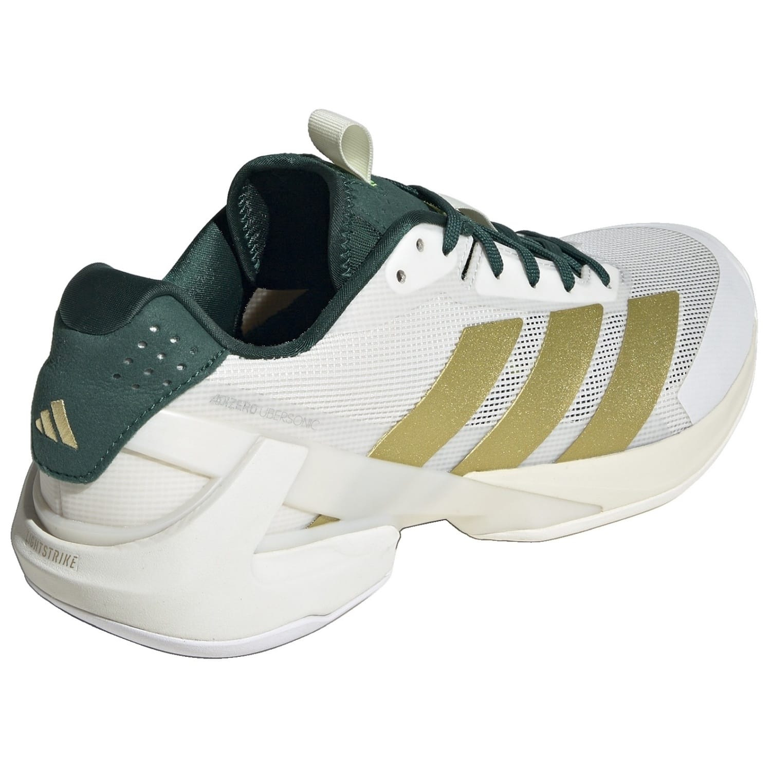 Zapatillas de tenis de hombre ADIZERO UBERSONIC 5 adidas - Blanco / Verde Blanco / Verde-7