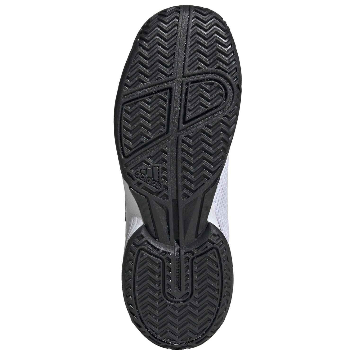 Zapatillas de tenis y pádel de niños COURTFLASH adidas - Blanco / Negro Blanco / Negro-2