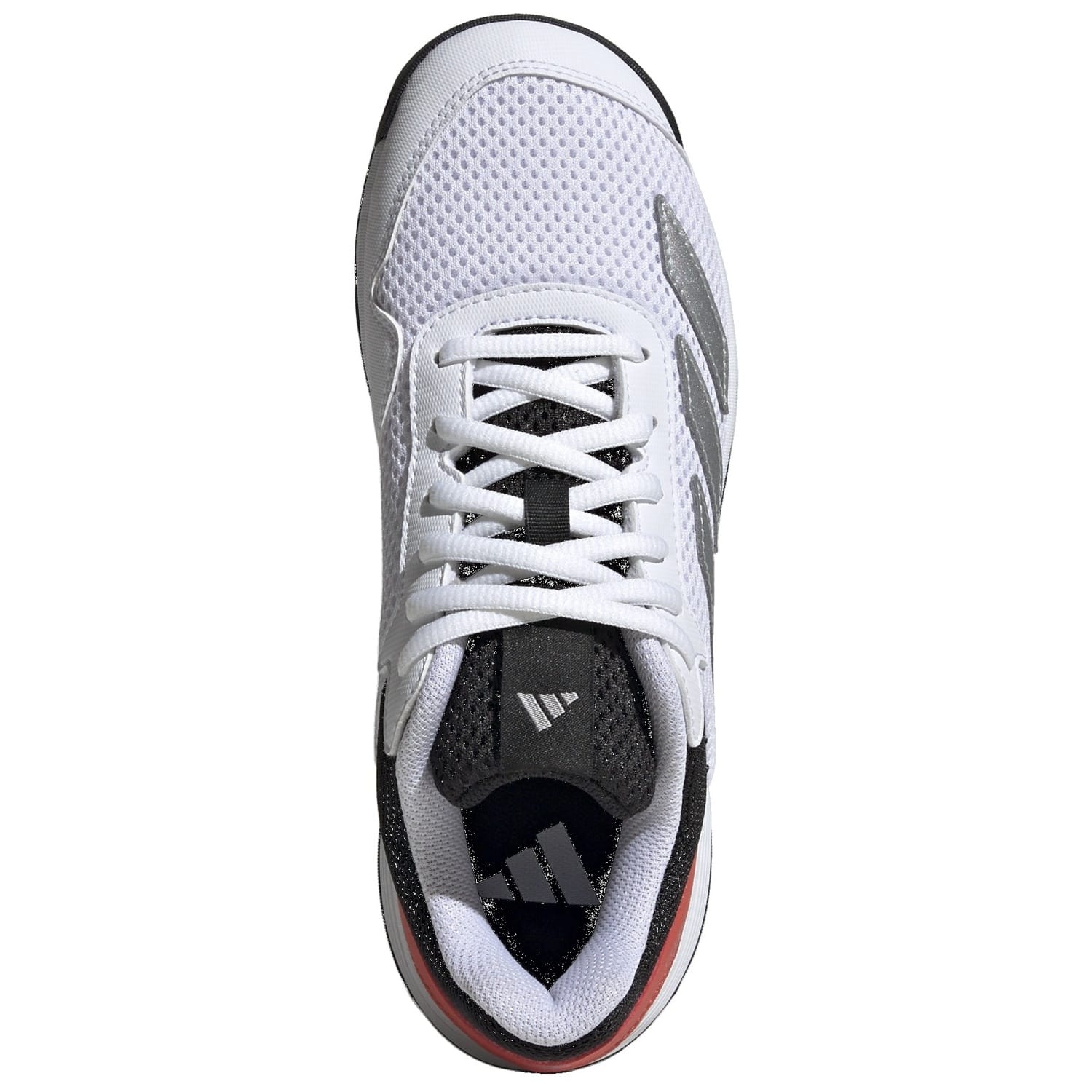 Zapatillas de tenis y pádel de niños COURTFLASH adidas - Blanco / Negro Blanco / Negro-5