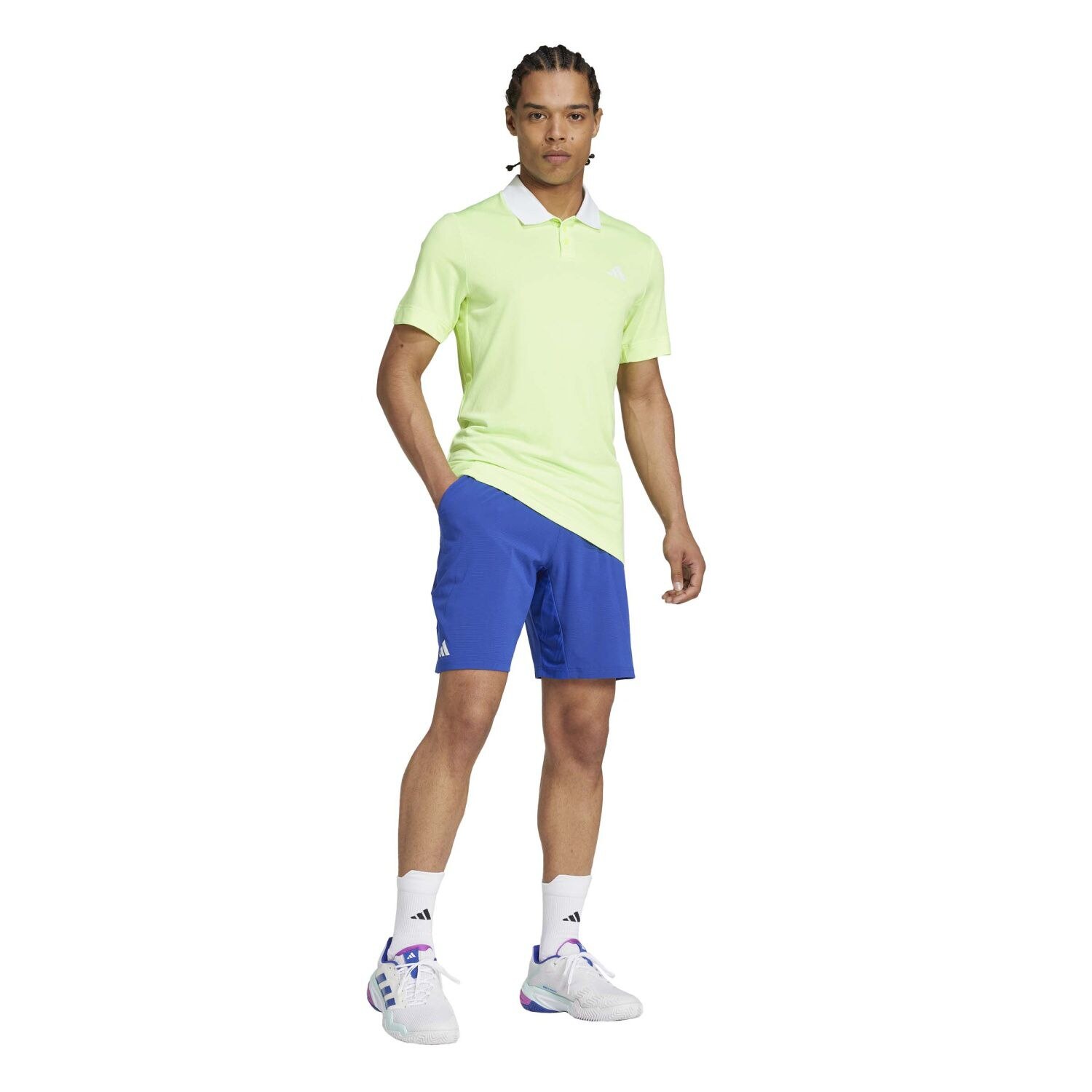 Imagen 4 de Pantalón corto de tenis y pádel de hombre ERGO adidas - Azul eléctrico Azul eléctrico