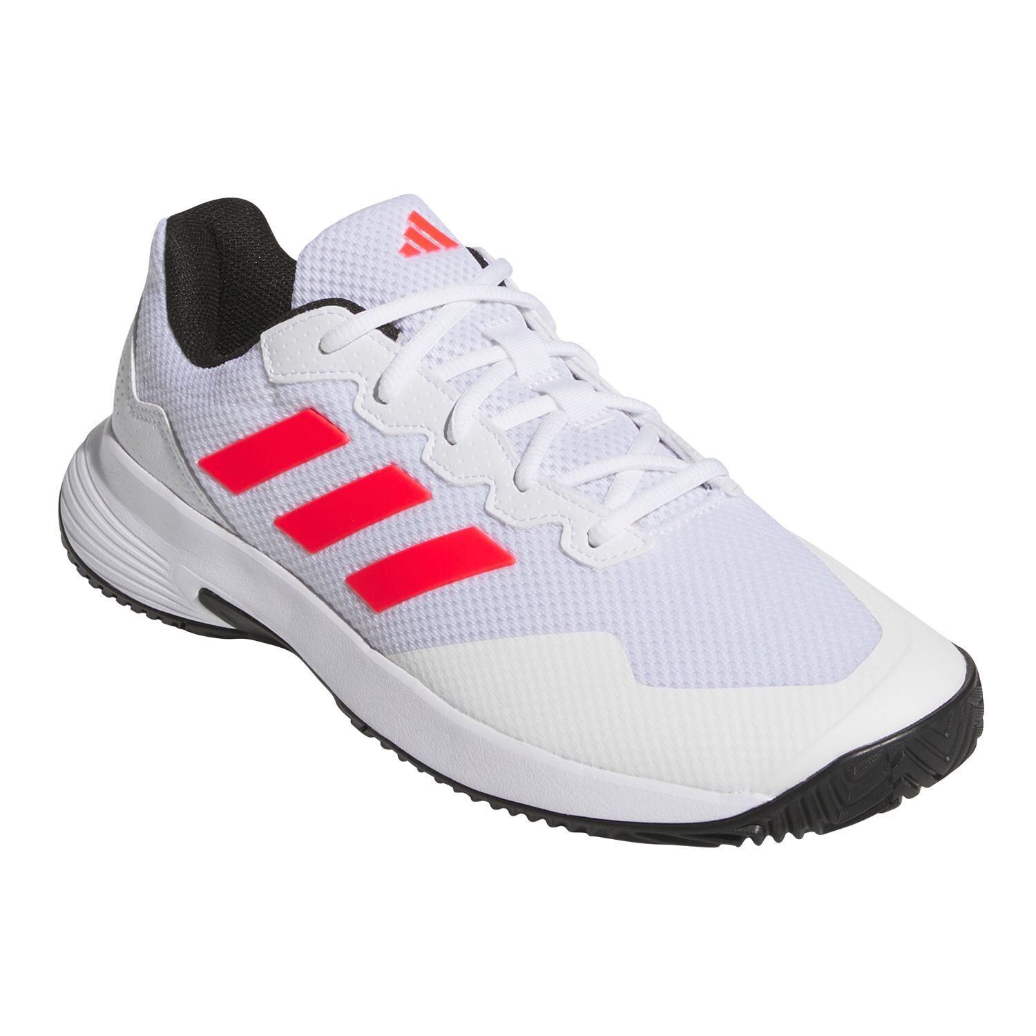 Zapatillas de tenis y pádel de hombre GAMECOURT 2 adidas - Blanco / Rojo Blanco / Rojo-4