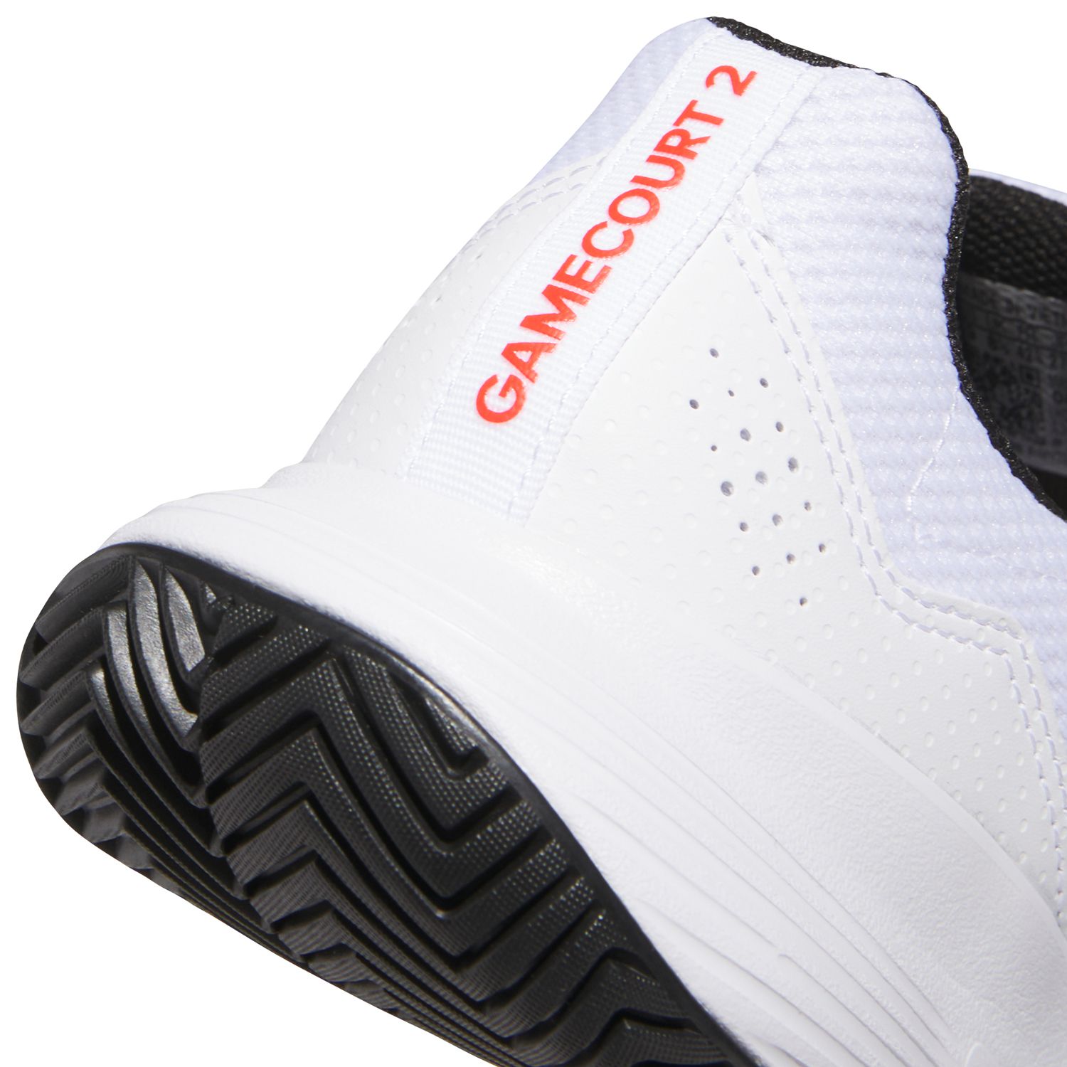 Zapatillas de tenis y pádel de hombre GAMECOURT 2 adidas - Blanco / Rojo Blanco / Rojo-5
