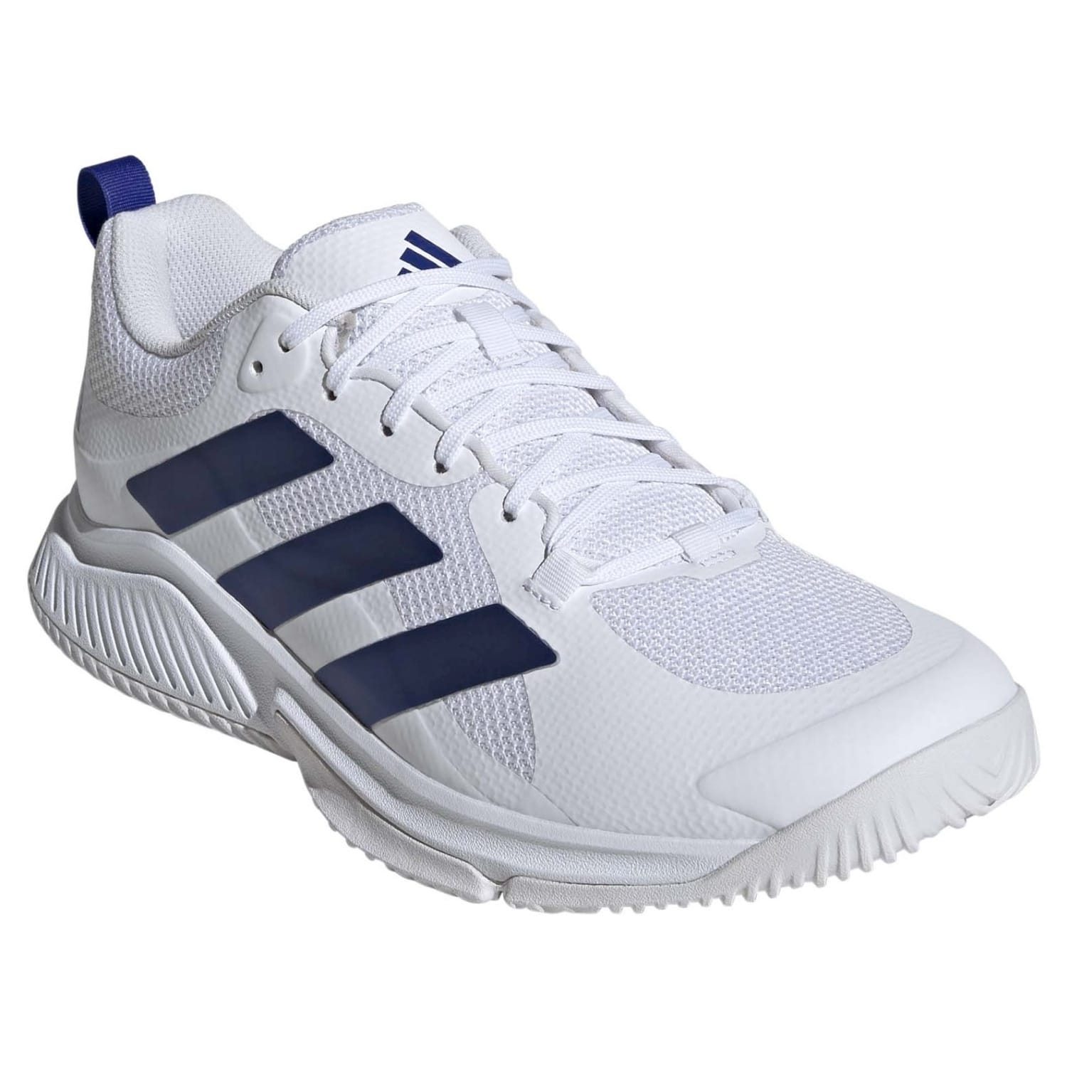 Imagen 4 de Zapatillas indoor unisex COURT TEAM BOUNCE 2 adidas - Blanco / Azul Blanco / Azul
