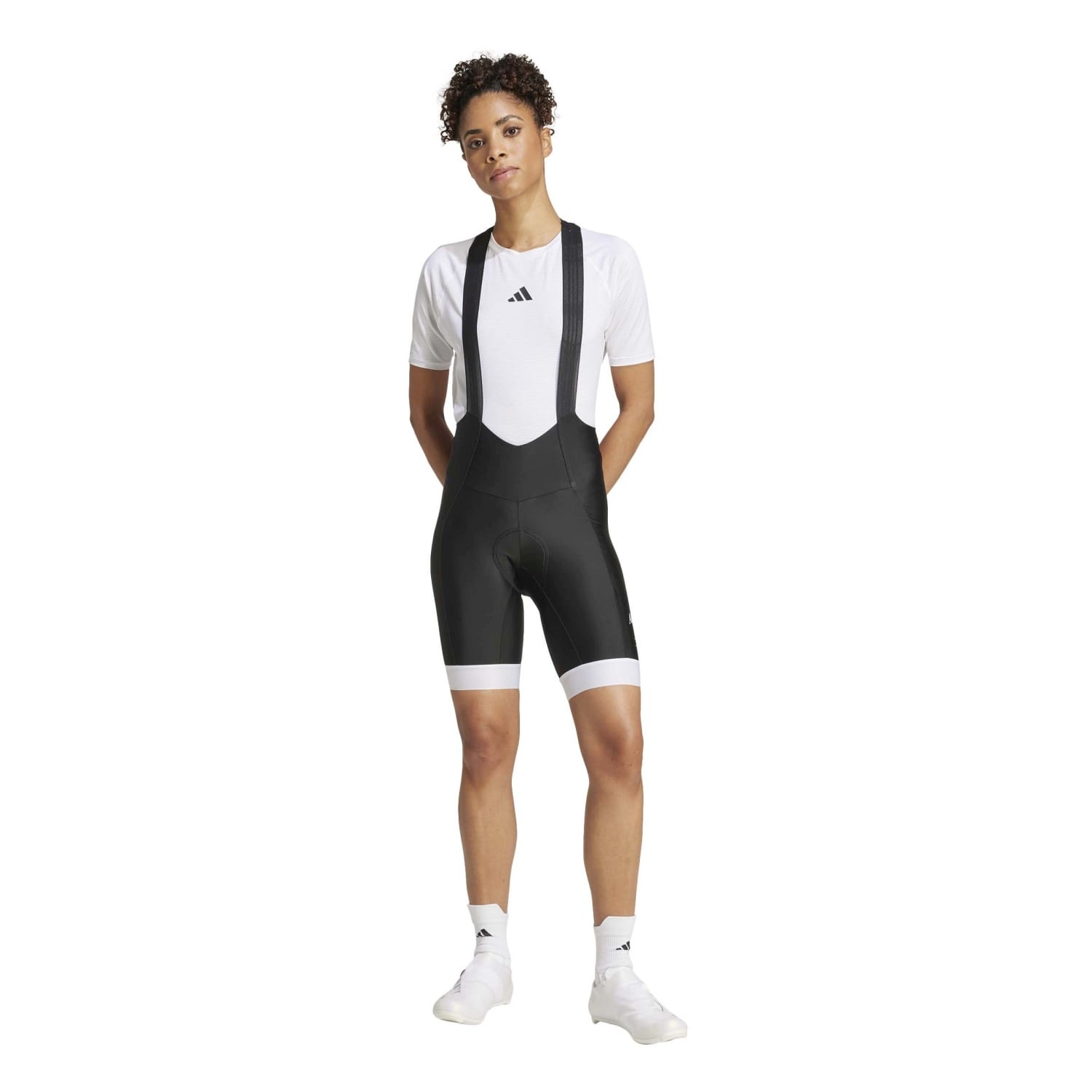 Culotte de ciclismo de mujer ESS BIB HER W adidas - Negro Negro-1