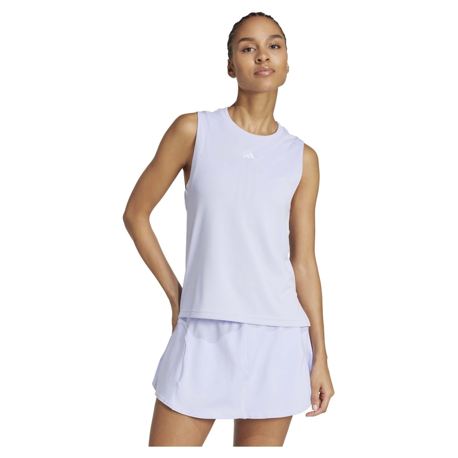 Camiseta de tenis y pádel de mujer TIRANTES MATCH adidas - Lila Lila-8