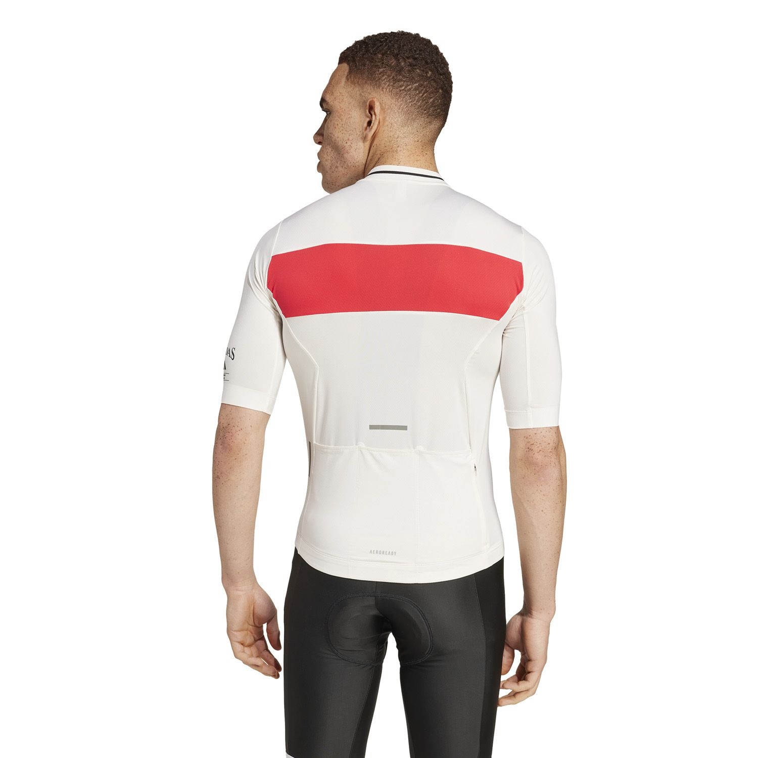 Maillot de ciclismo de hombre TEMP HER M adidas - Blanco Blanco-2