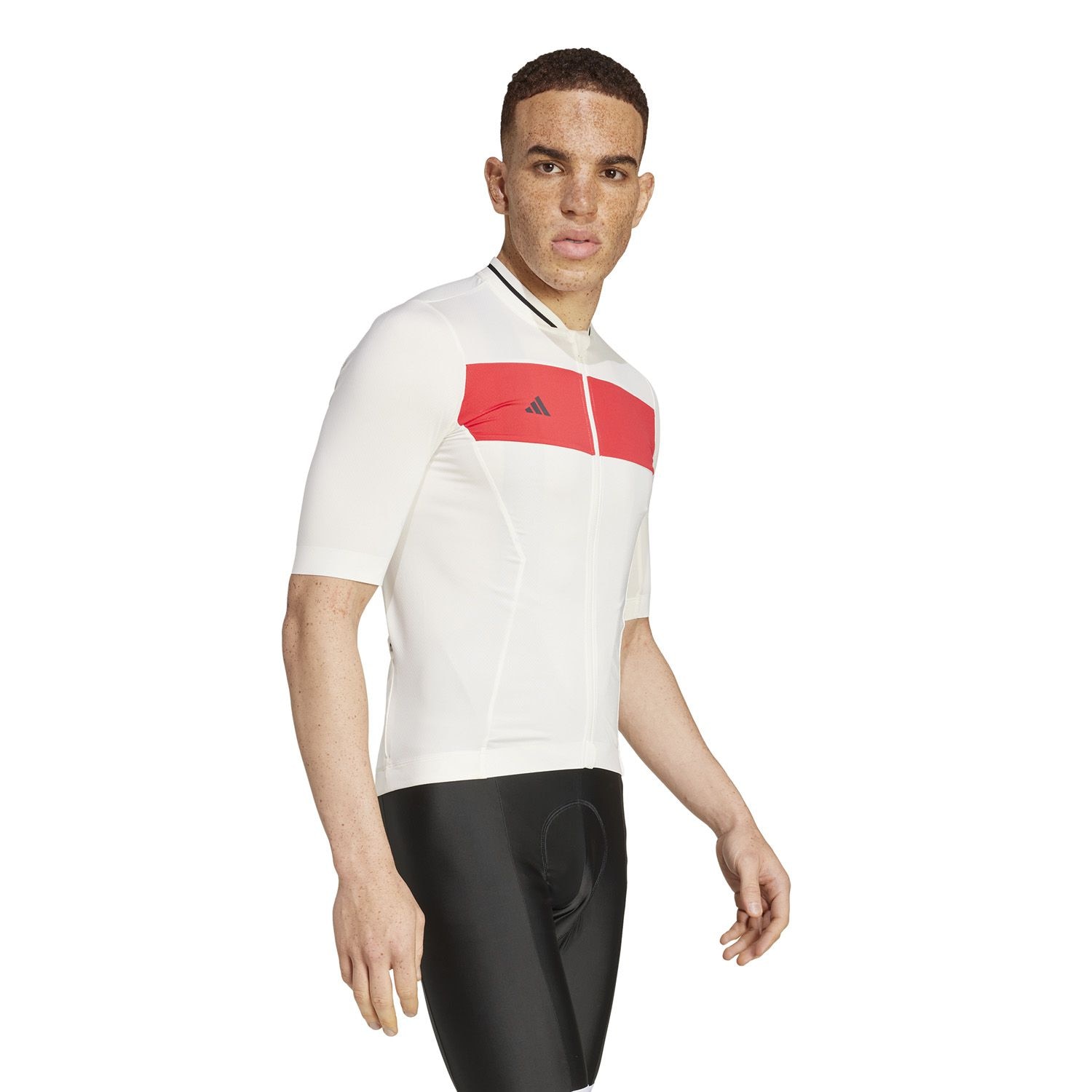 Maillot de ciclismo de hombre TEMP HER M adidas - Blanco Blanco-3