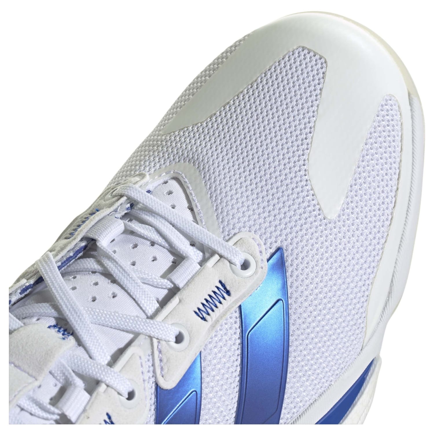 Imagen 7 de Zapatillas indoor de hombre STABIL 16 adidas - Blanco / Azul Blanco / Azul