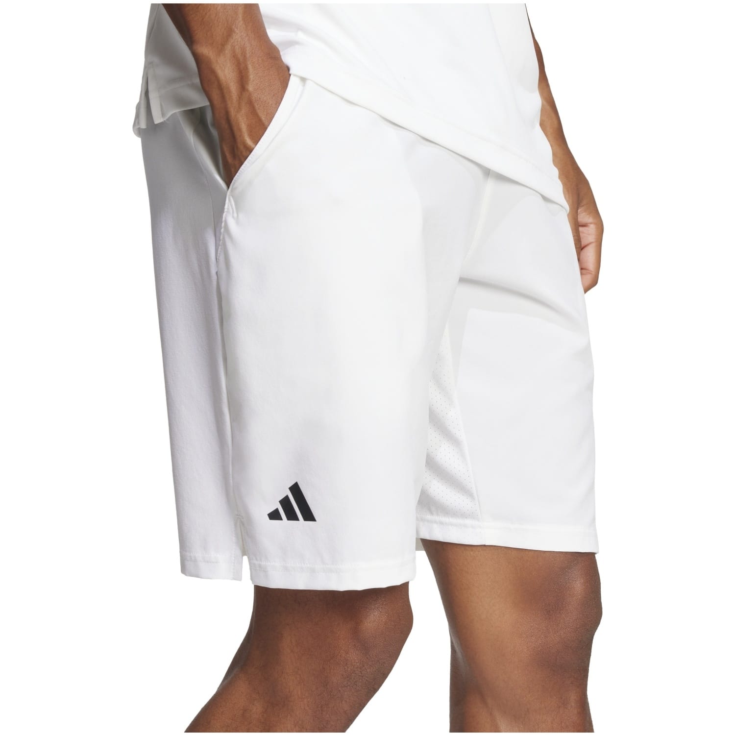 Imagen 3 de Pantalón corto de tenis y pádel de hombre CLUB SW adidas - Blanco Blanco
