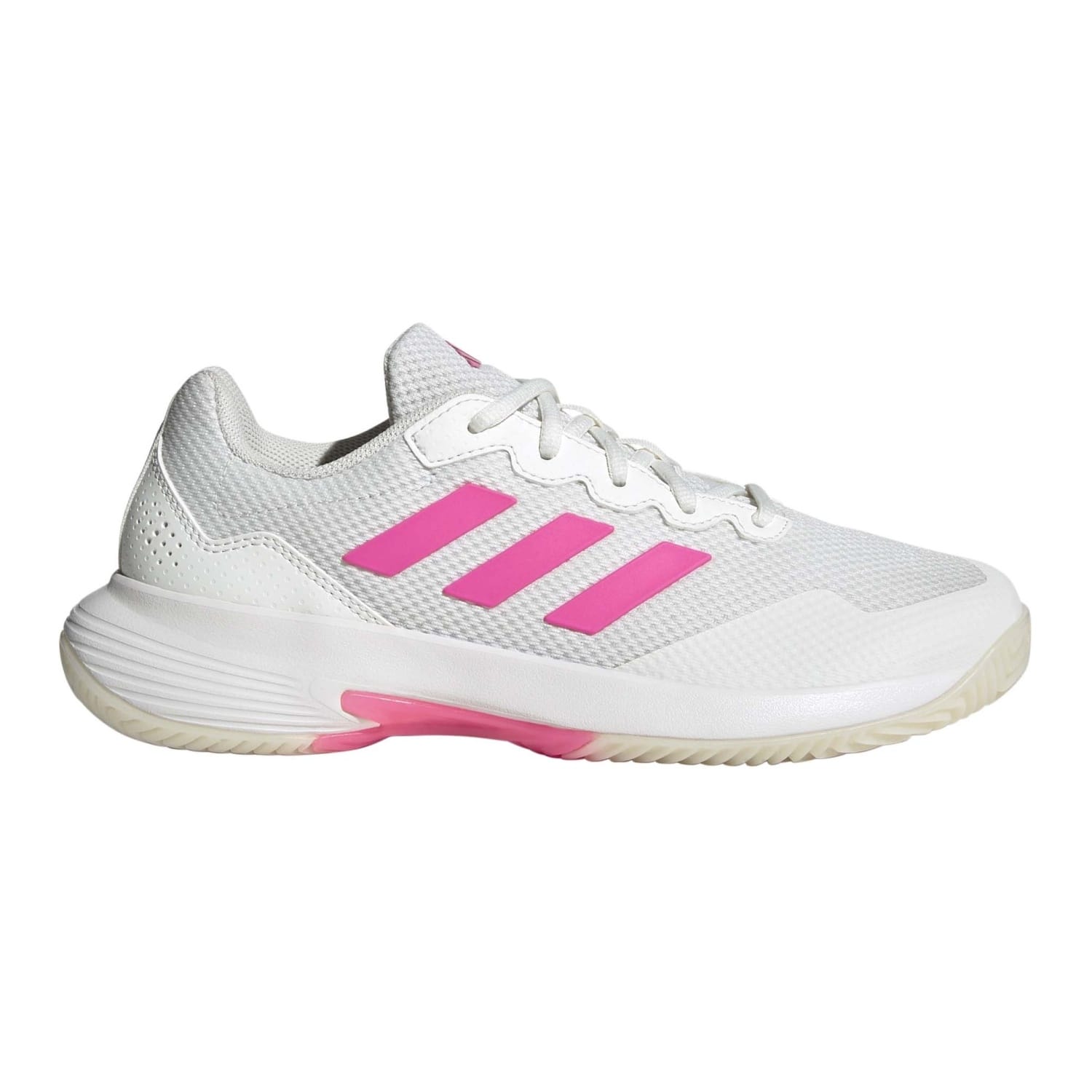 Imagen 0 de Zapatillas de tenis y pádel de mujer GAMECOURT 2 adidas Blanco / Fucsia