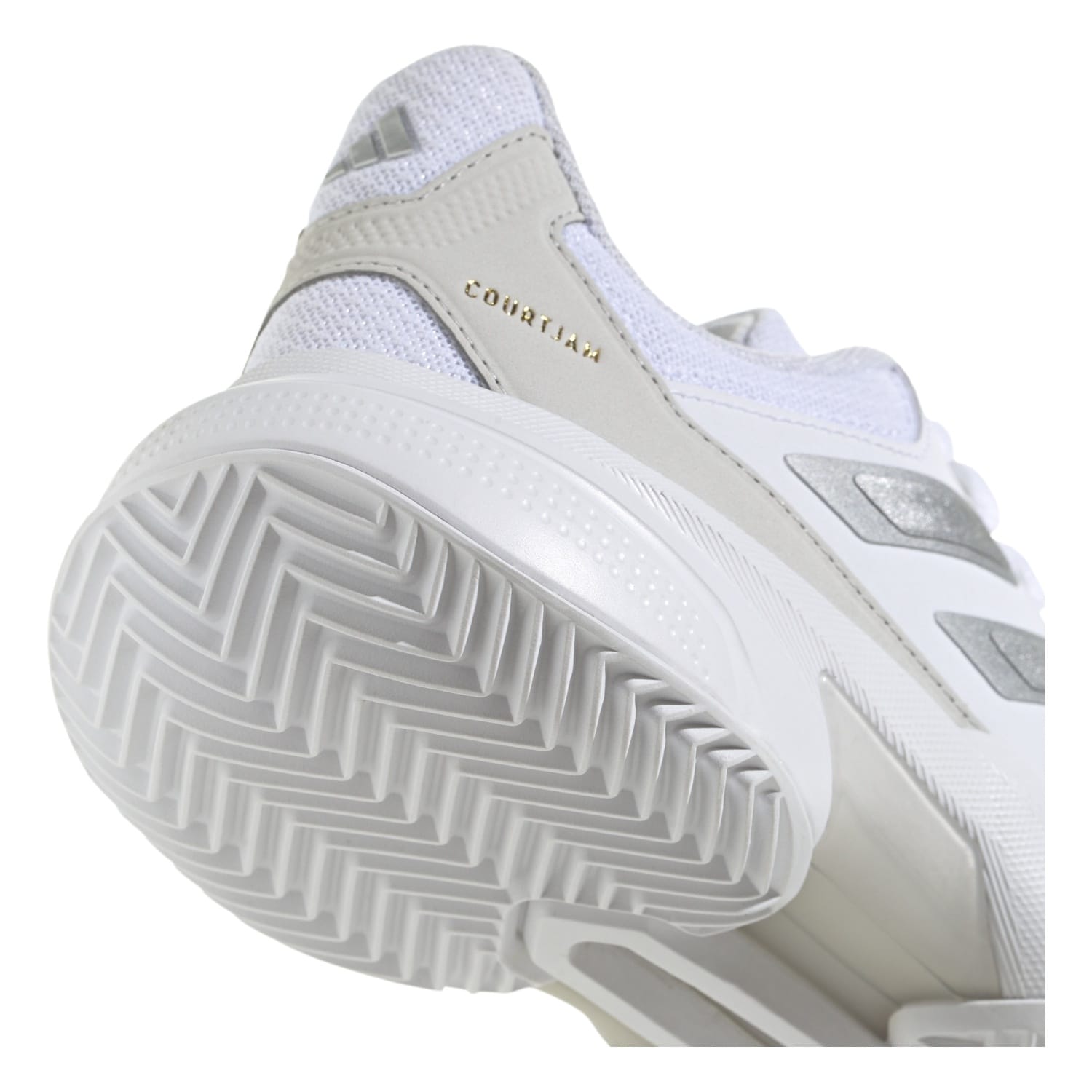 Zapatillas de tenis y pádel de mujer COURTJAM CONTROL 3 CL adidas - Blanco Blanco-4