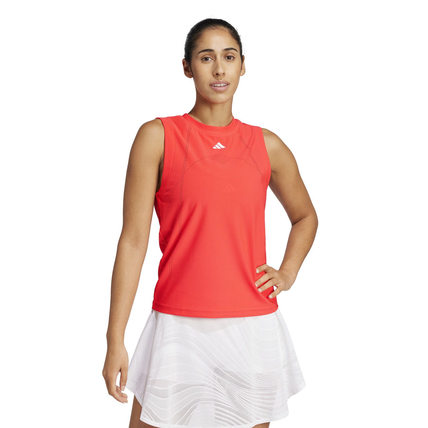Camiseta de tenis y pádel de mujer MATCH PRO adidas - Salmón Salmón-1