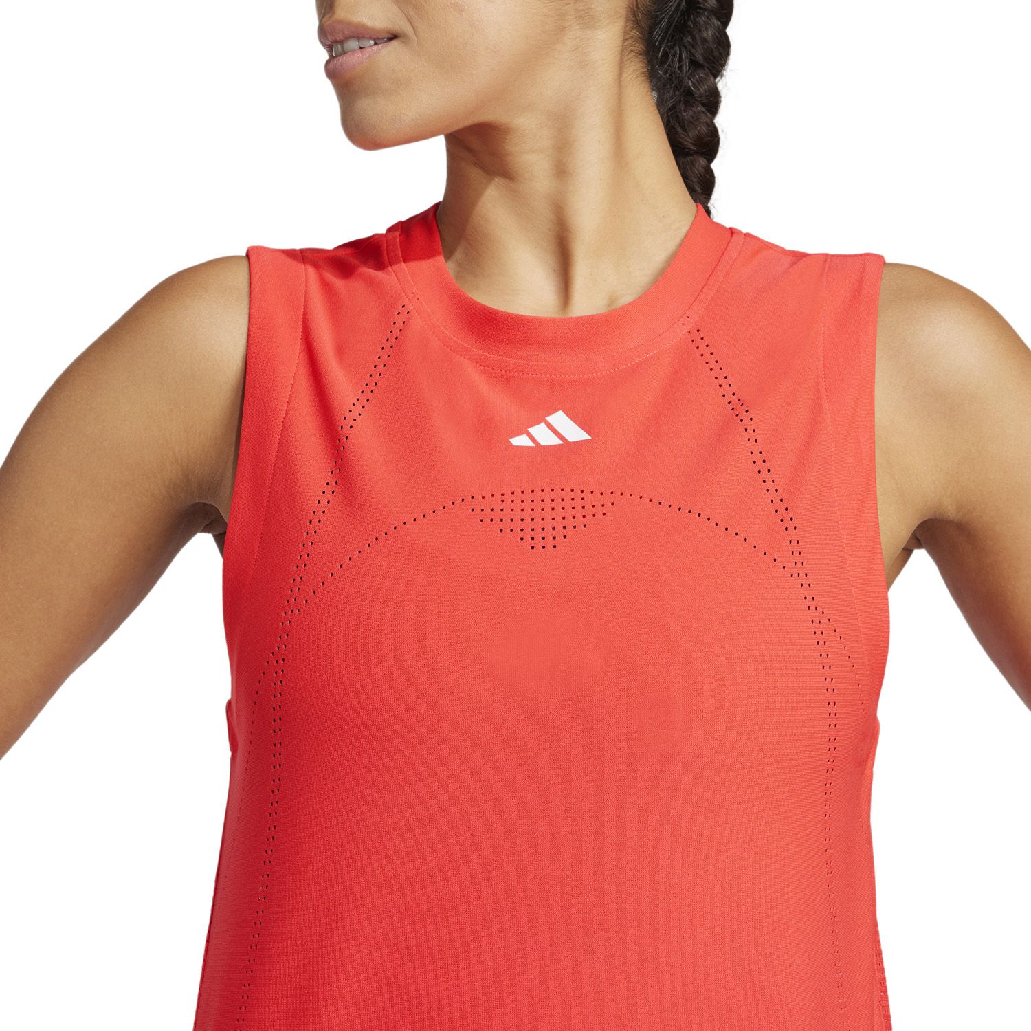 Camiseta de tenis y pádel de mujer MATCH PRO adidas - Salmón Salmón-5