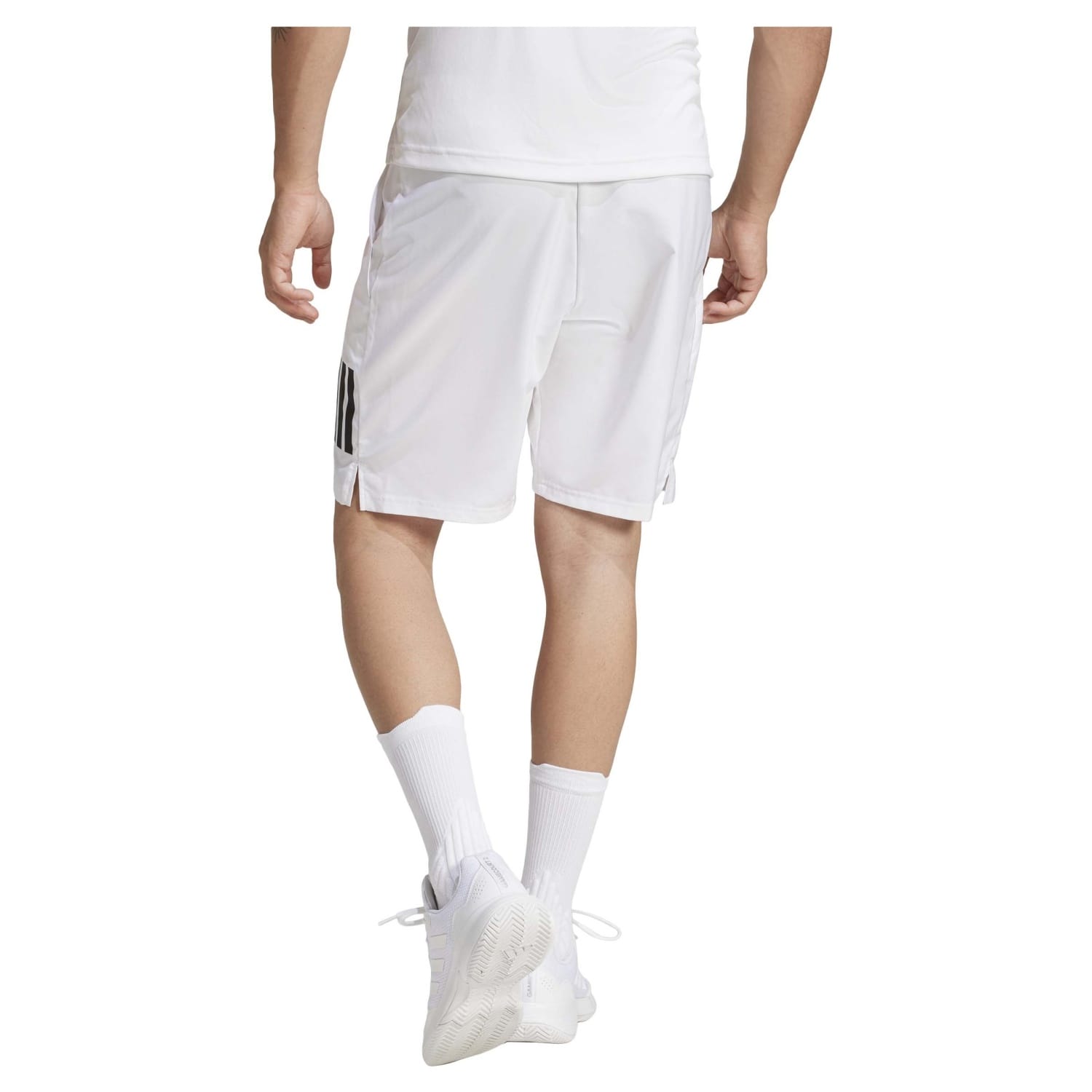 Pantalón corto de tenis y pádel de hombre CLUB 3STR adidas - Blanco Blanco-2