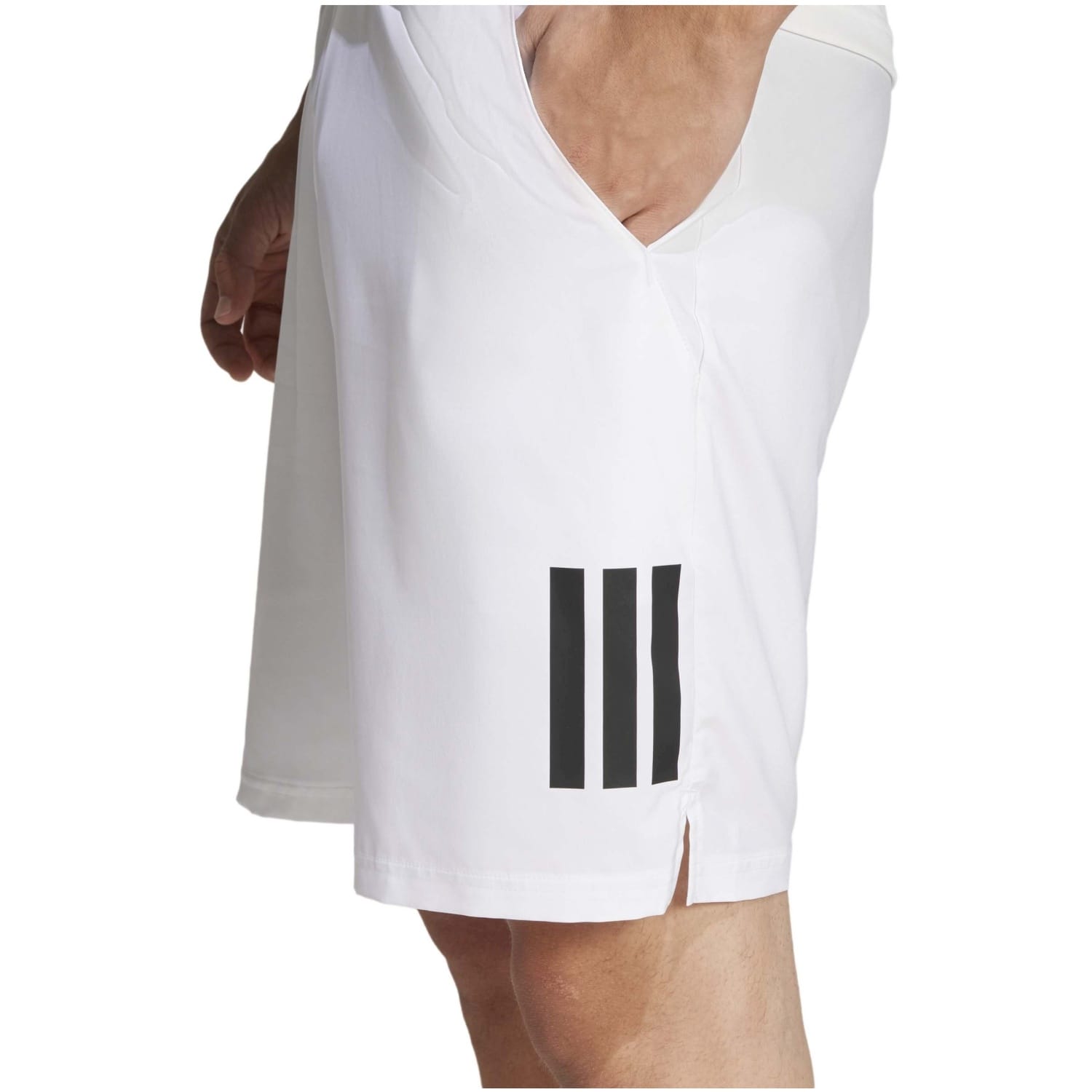 Pantalón corto de tenis y pádel de hombre CLUB 3STR adidas - Blanco Blanco-4