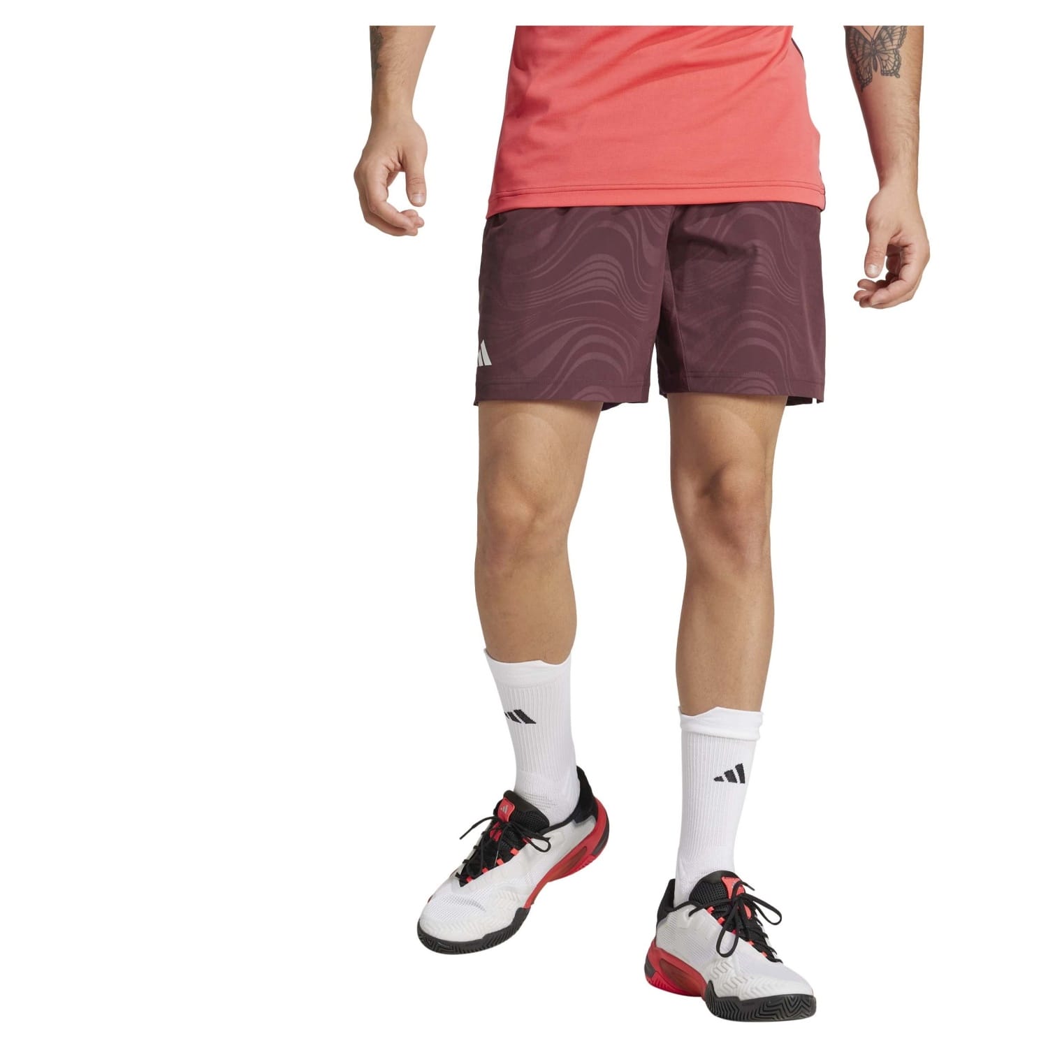 Imagen 1 de Pantalón corto de tenis y pádel de hombre ERGO PRO adidas Granate