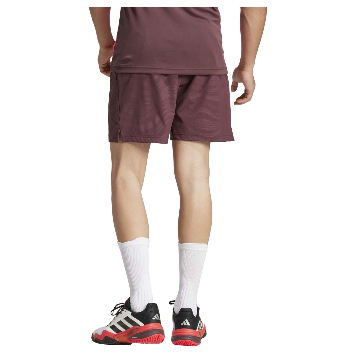 Imagen 2 de Pantalón corto de tenis y pádel de hombre ERGO PRO adidas - Granate Granate