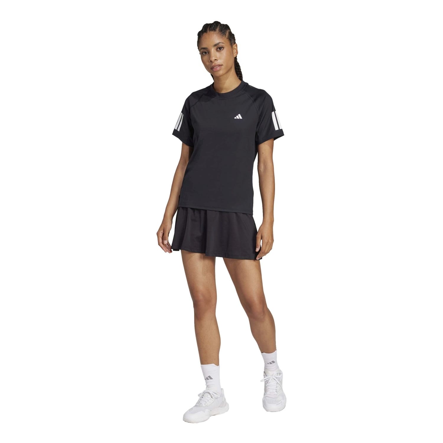 Camiseta de tenis y pádel de mujer CLUB adidas - Negro Negro-6