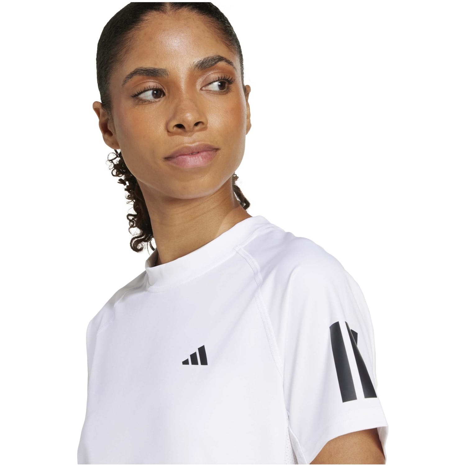 Camiseta de tenis y pádel de mujer CLUB adidas - Blanco Blanco-5