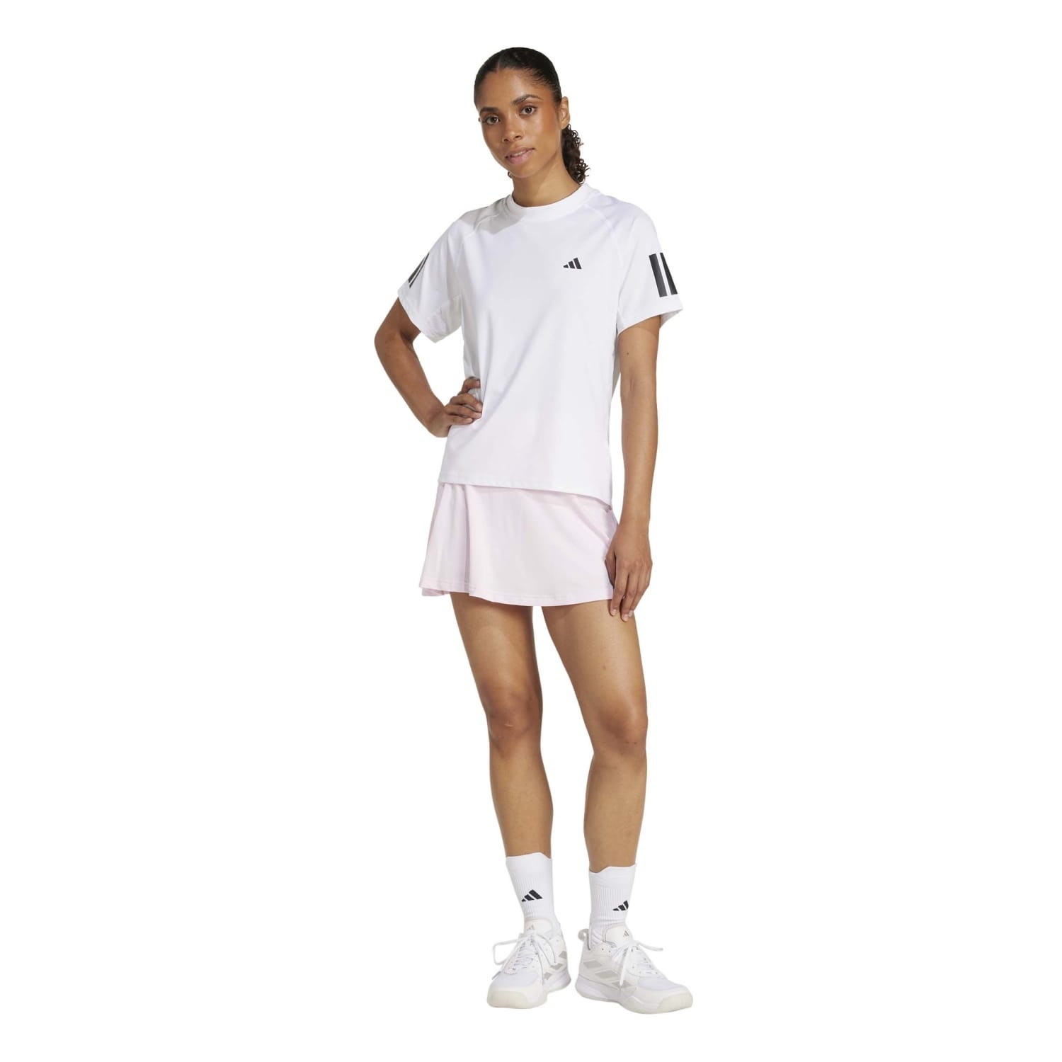 Camiseta de tenis y pádel de mujer CLUB adidas - Blanco Blanco-6