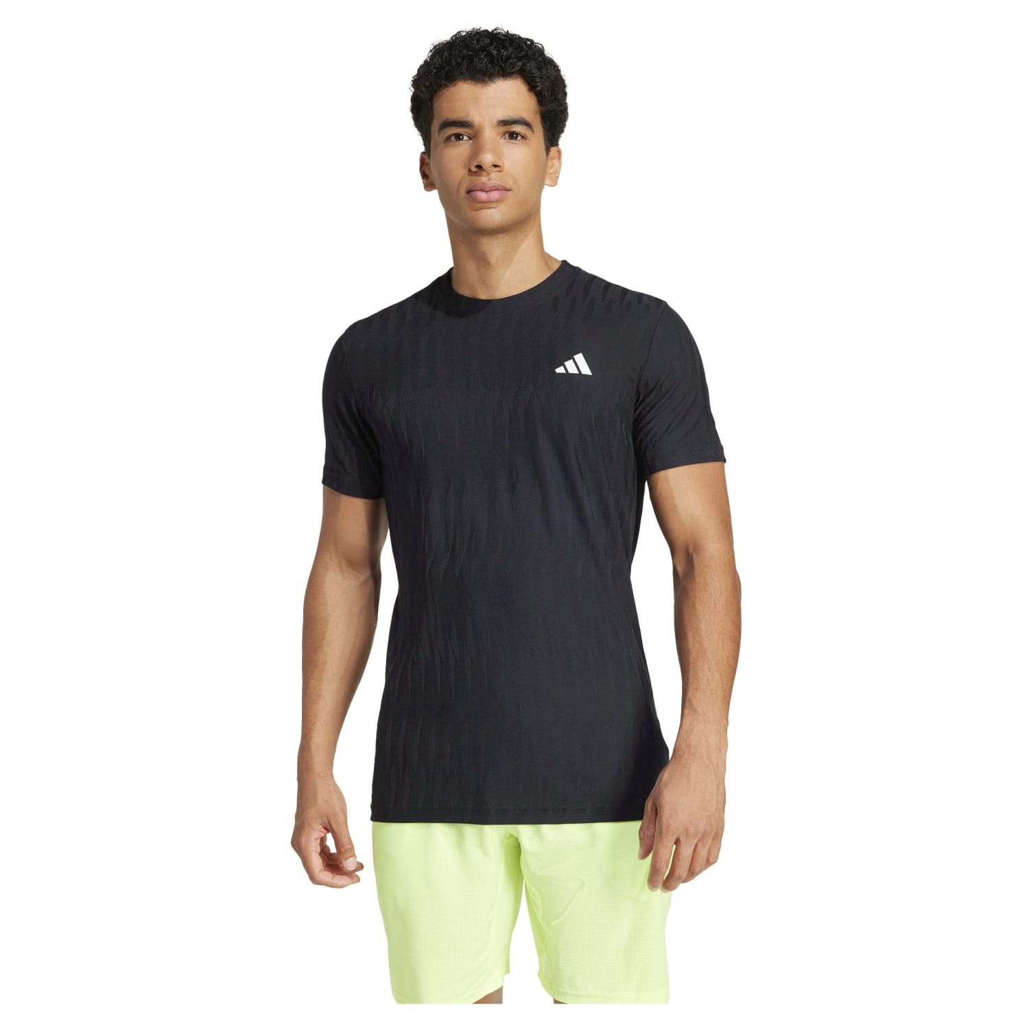 Camiseta de tenis de hombre T FREELIFT adidas - Negro Negro-1
