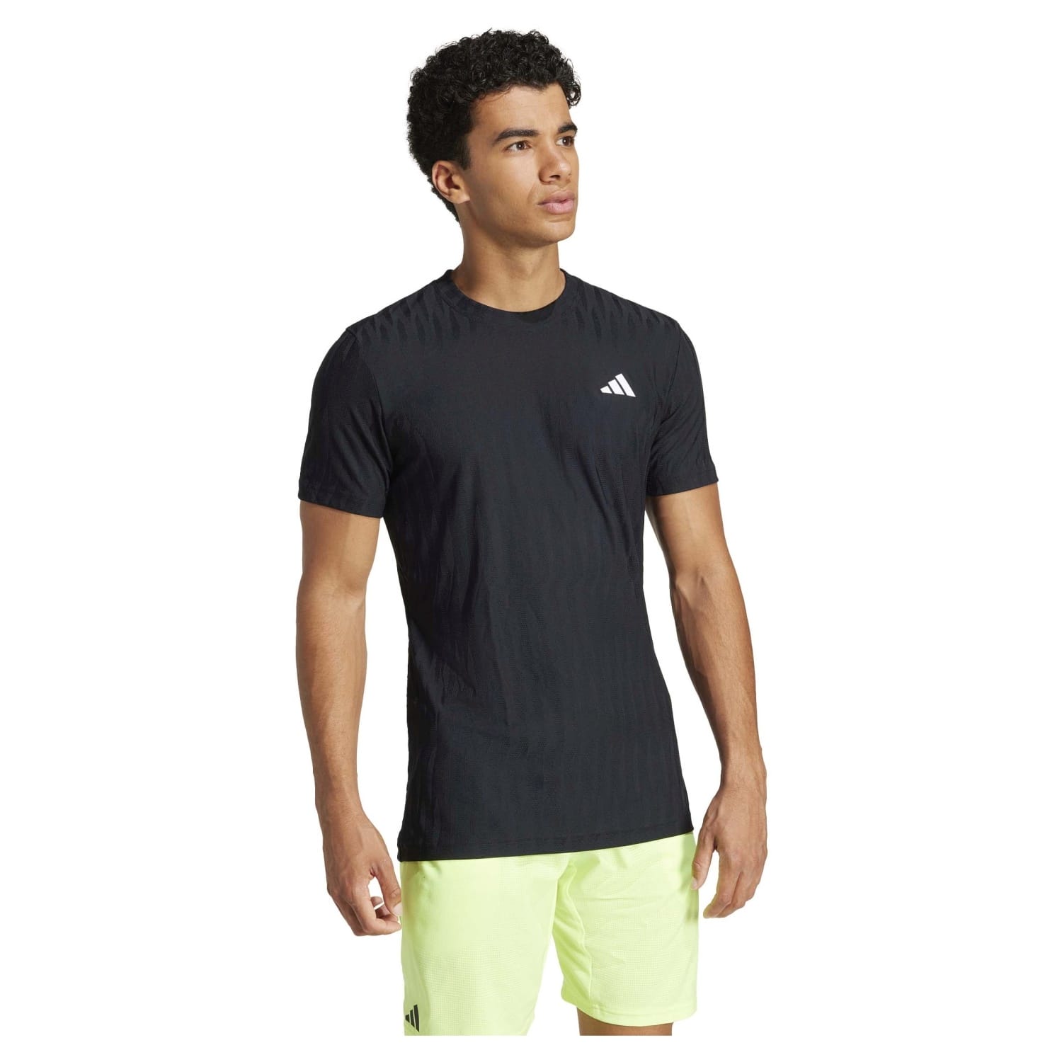 Camiseta de tenis de hombre T FREELIFT adidas - Negro Negro-5