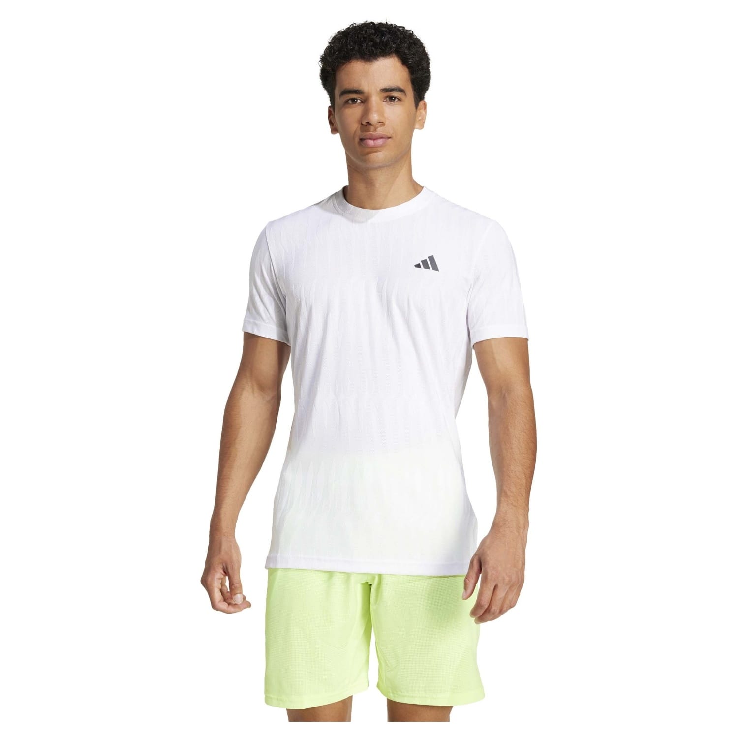 Camiseta de tenis de hombre T FREELIFT adidas - Blanco Blanco-1