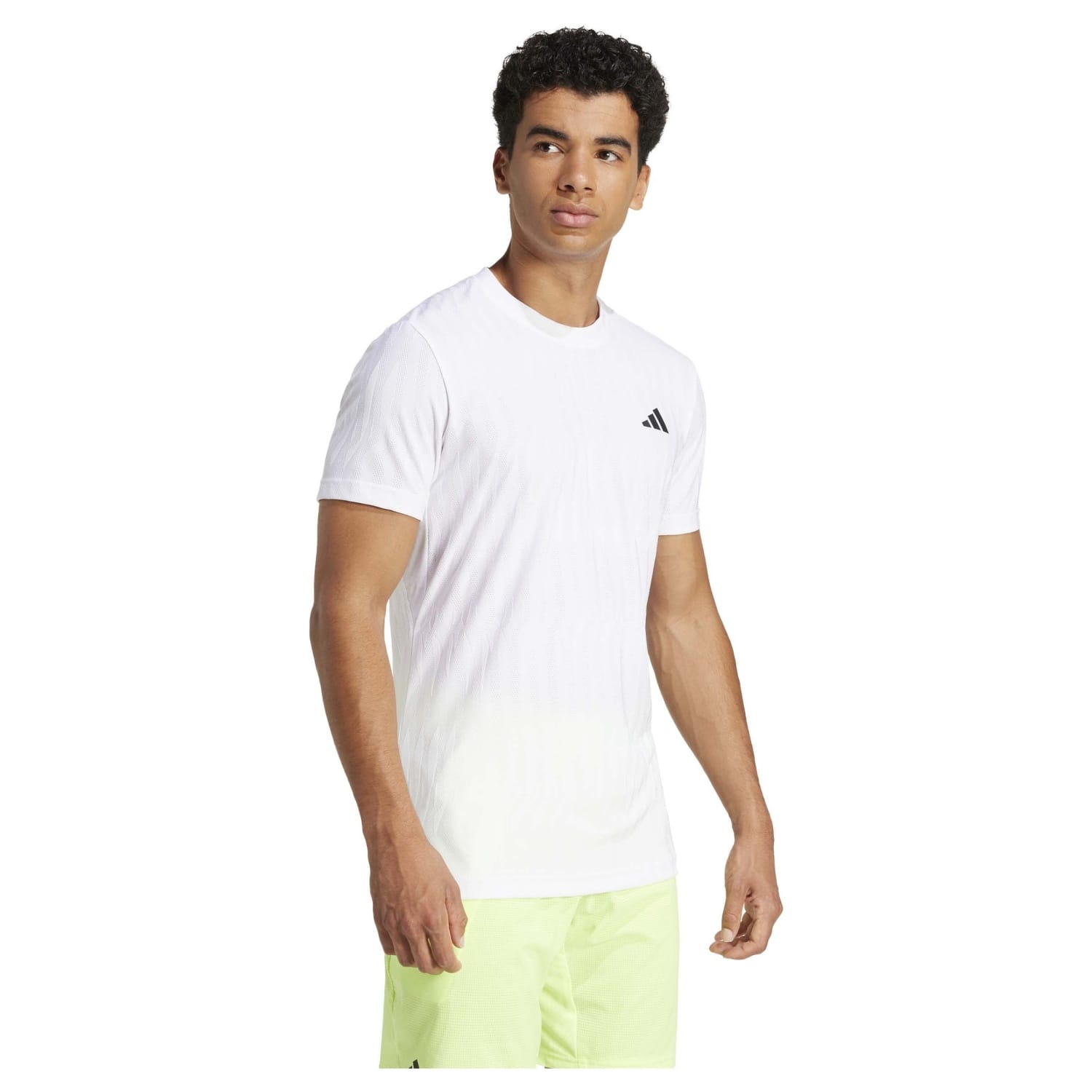 Camiseta de tenis de hombre T FREELIFT adidas - Blanco Blanco-4
