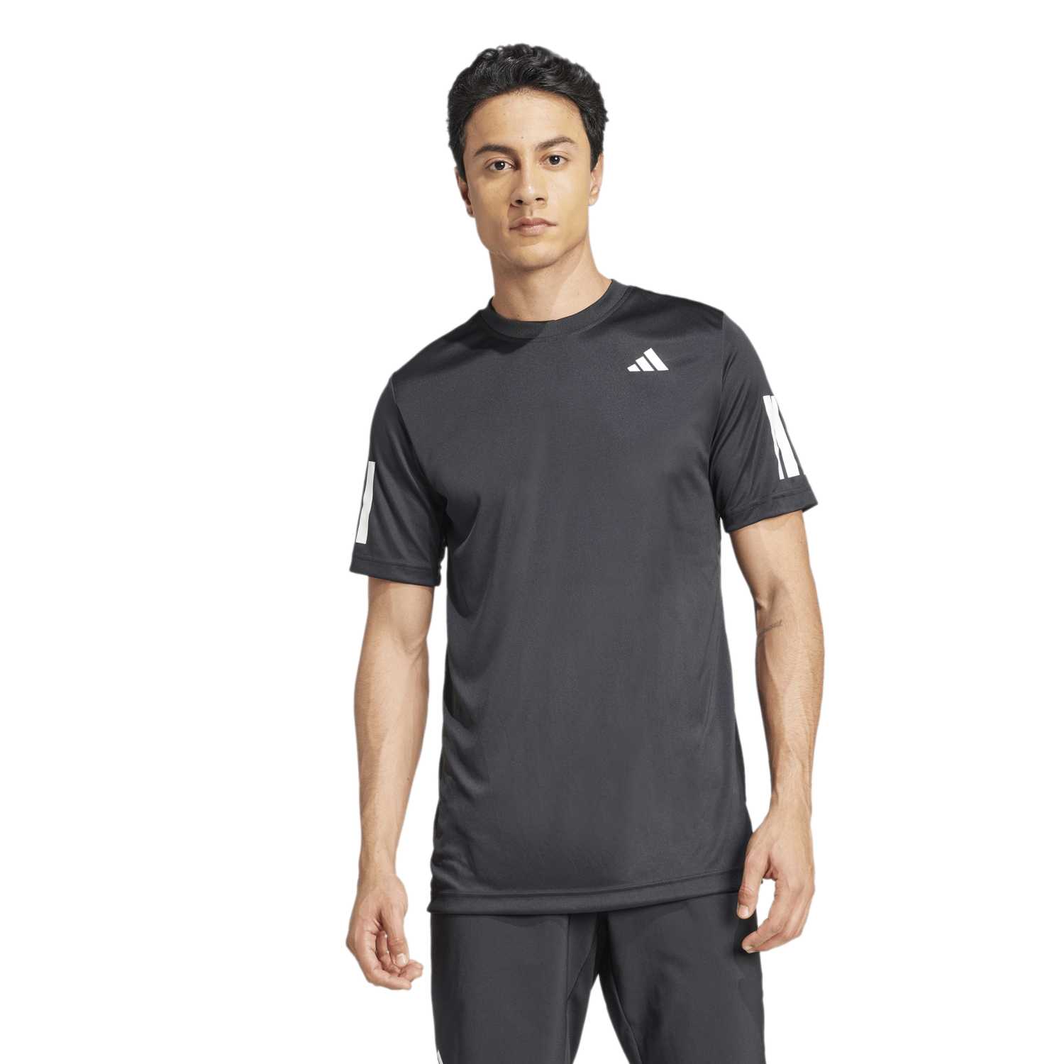 Camiseta de tenis y pádel de hombre CLUB 3STR adidas - Negro Negro-1