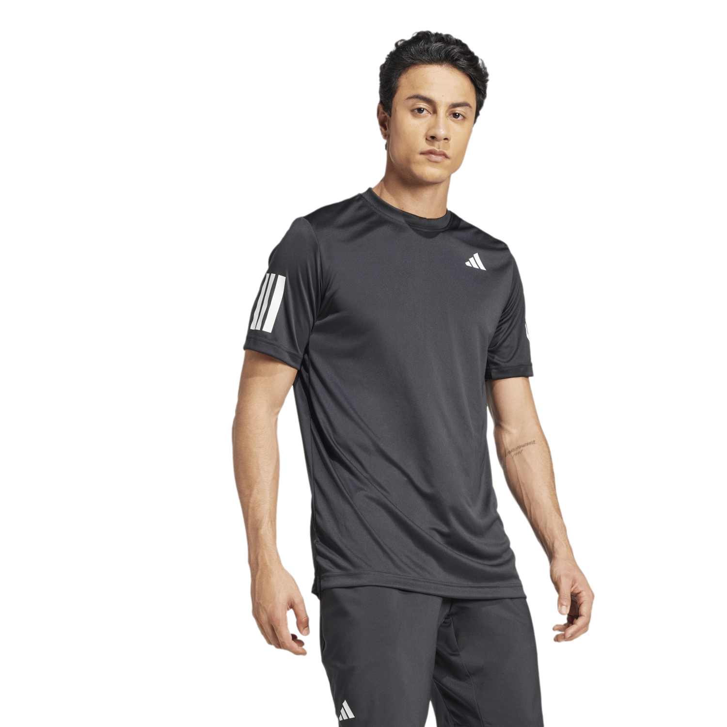 Camiseta de tenis y pádel de hombre CLUB 3STR adidas - Negro Negro-4