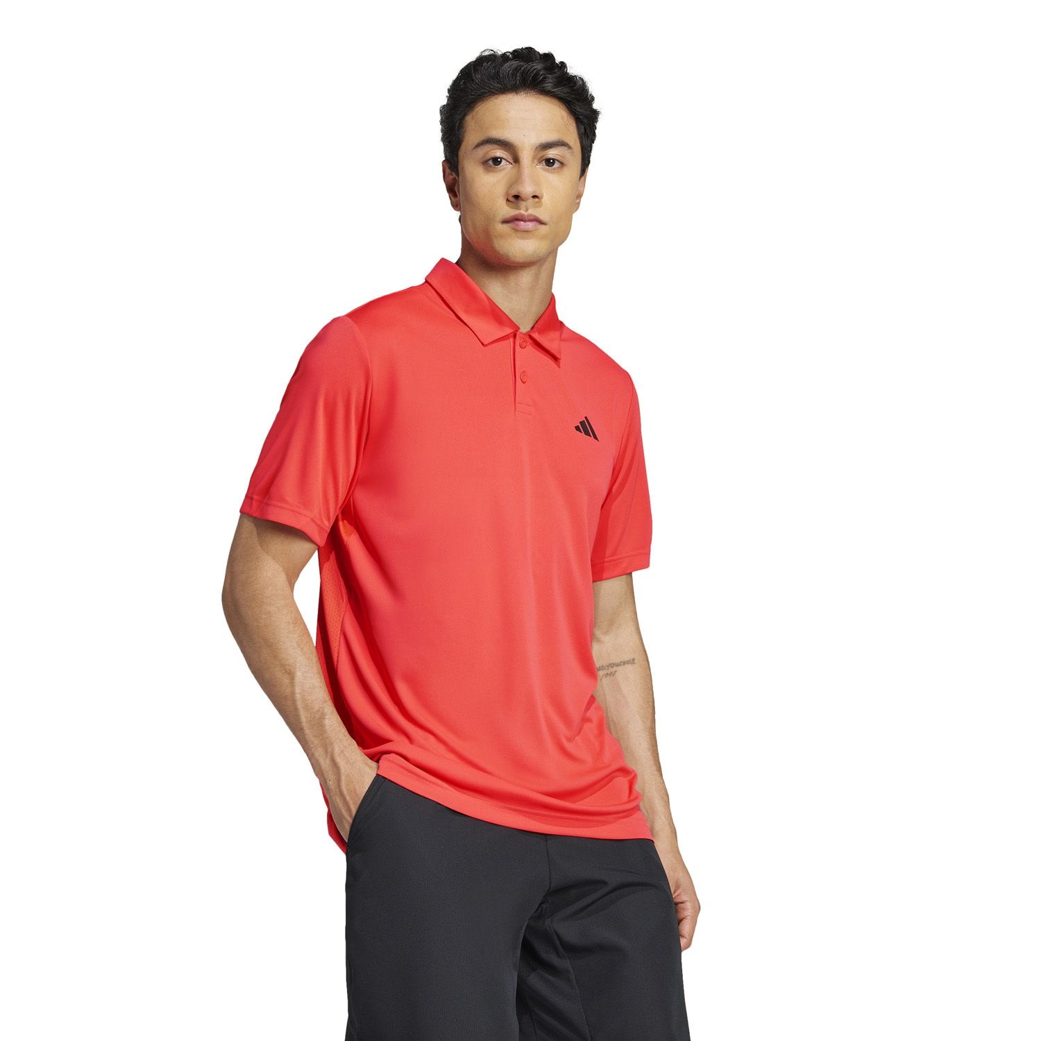 Polo de tenis y pádel de hombre CLUB adidas - Salmón Salmón-3