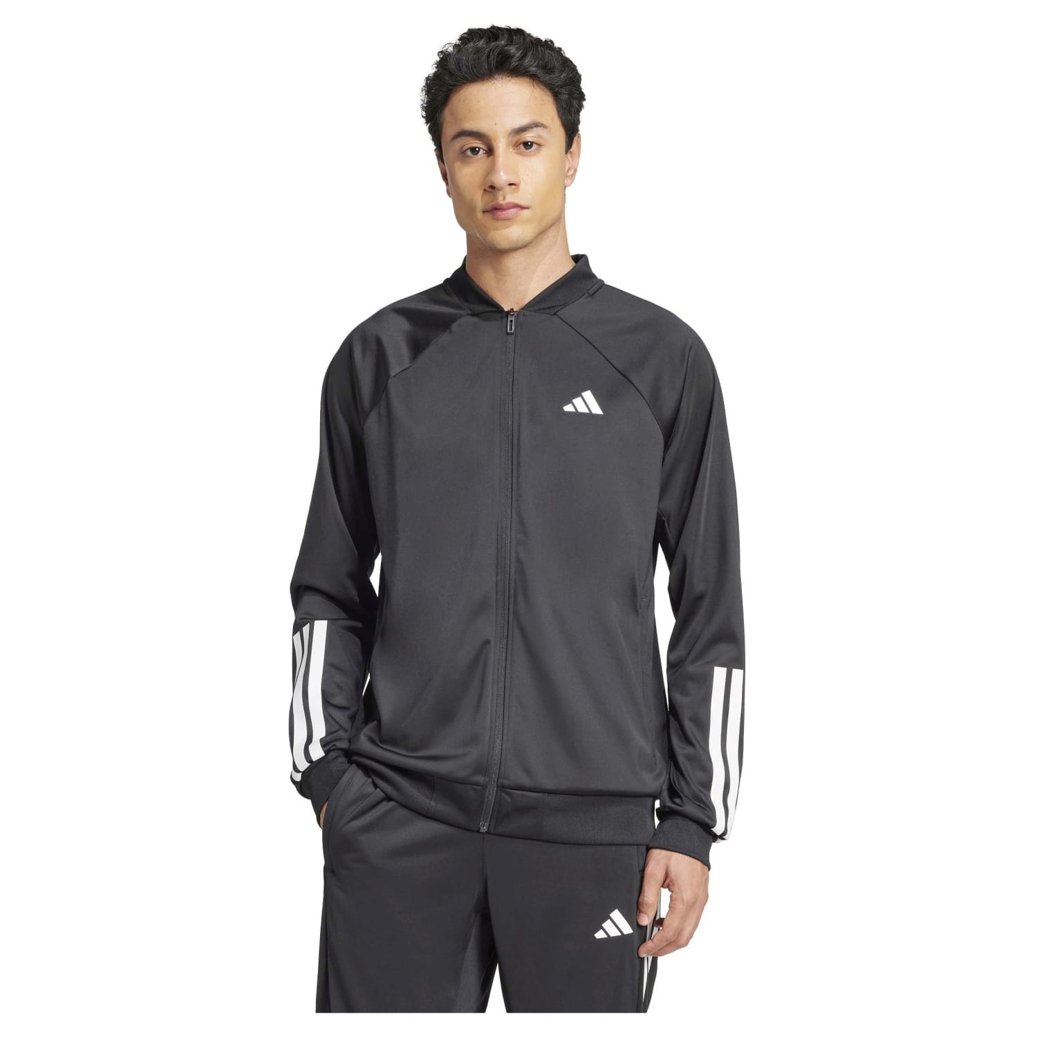 Imagen 0 de Chaqueta de tenis y pádel de hombre 3S KNIT adidas Negro